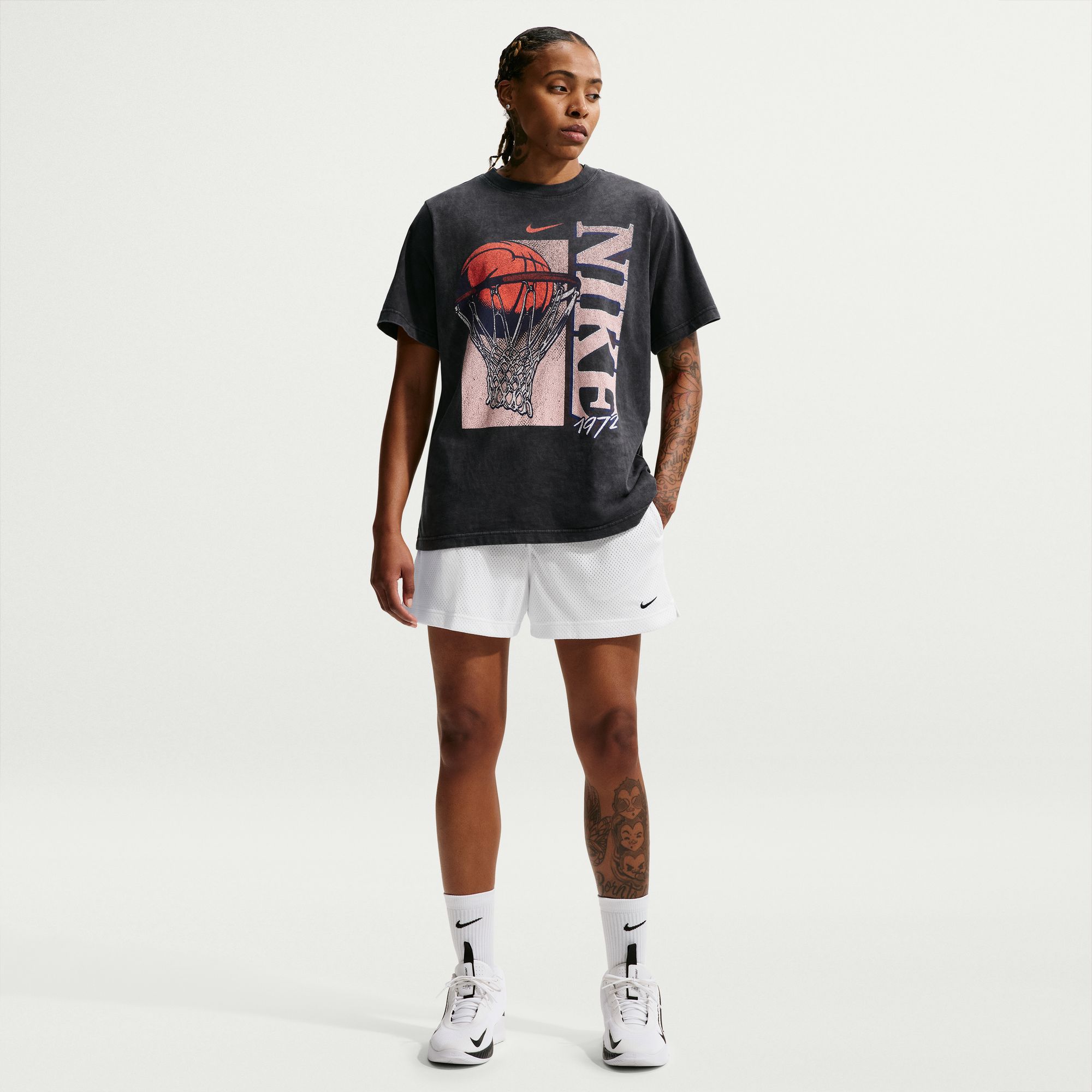 Nike Women's Essential Dri-FIT 4" Mesh Basketball Shorts product image