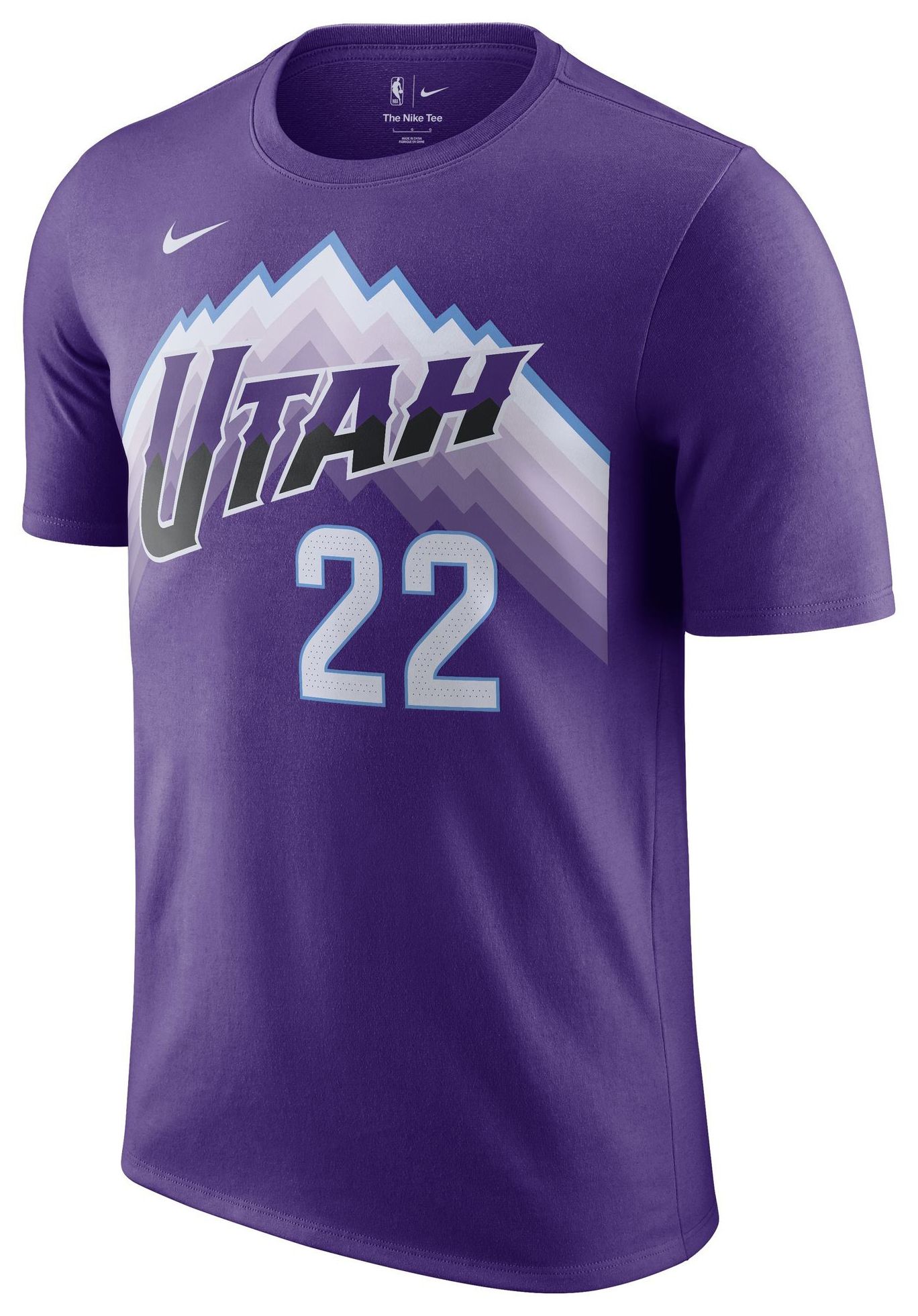 Nike Men's Utah Jazz Purple Darryn Peterson #22 Icon Edition T