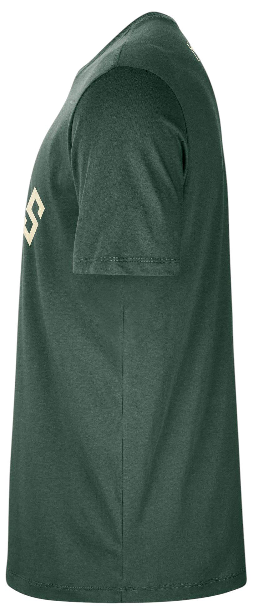 Nike Men's Milwaukee Bucks Green Wordmark T-Shirt product image