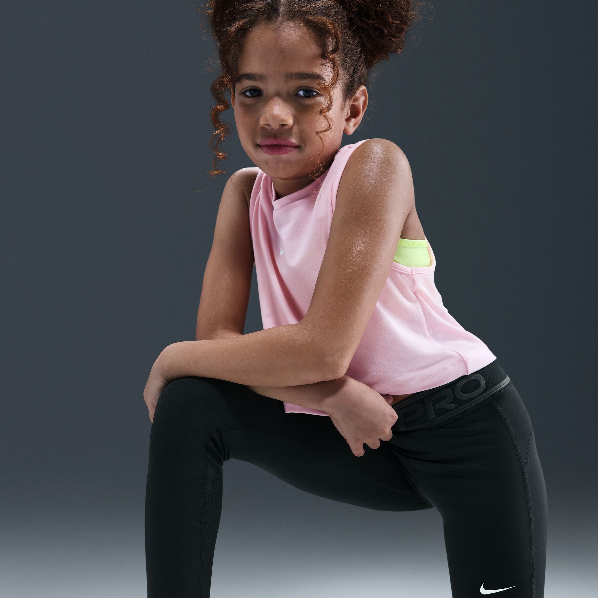 Nike Girls' Pro Mid-Rise Leggings product image