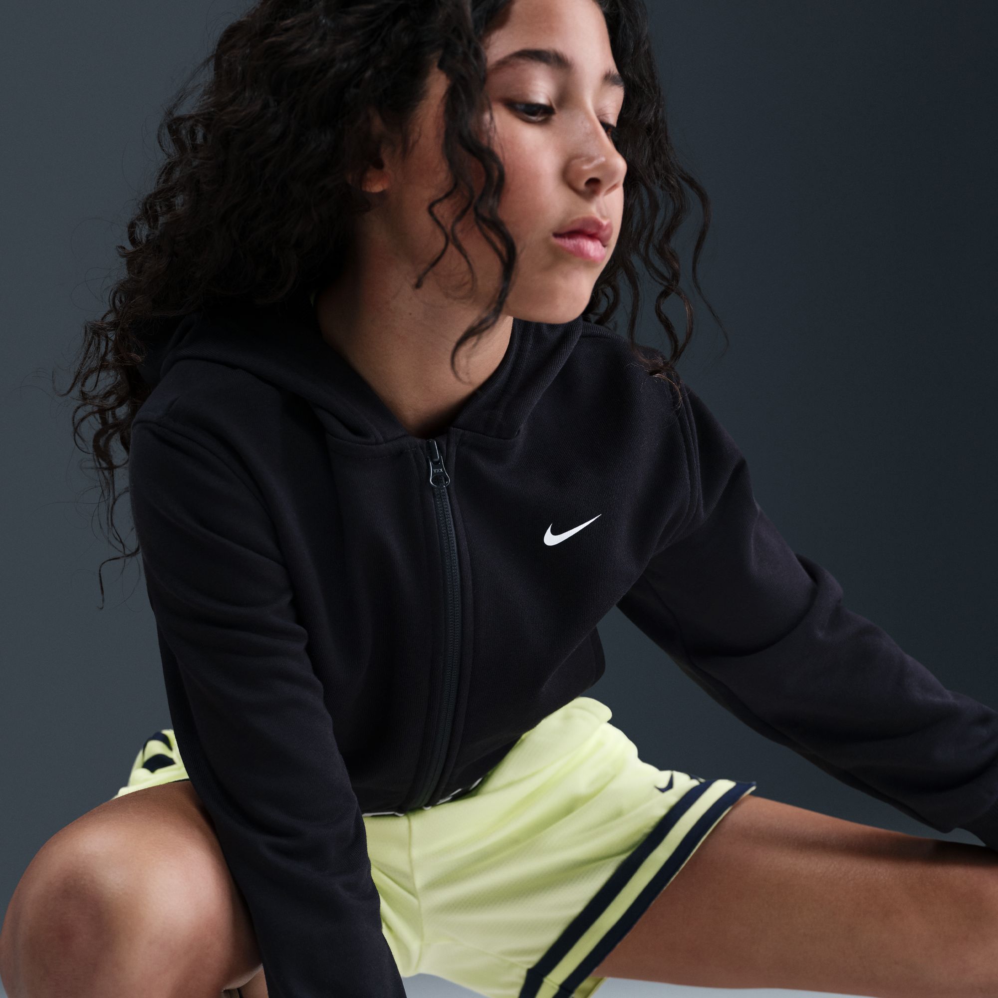Nike Girl's Pro Fleece Dri-FIT Full Zip Hoodie product image