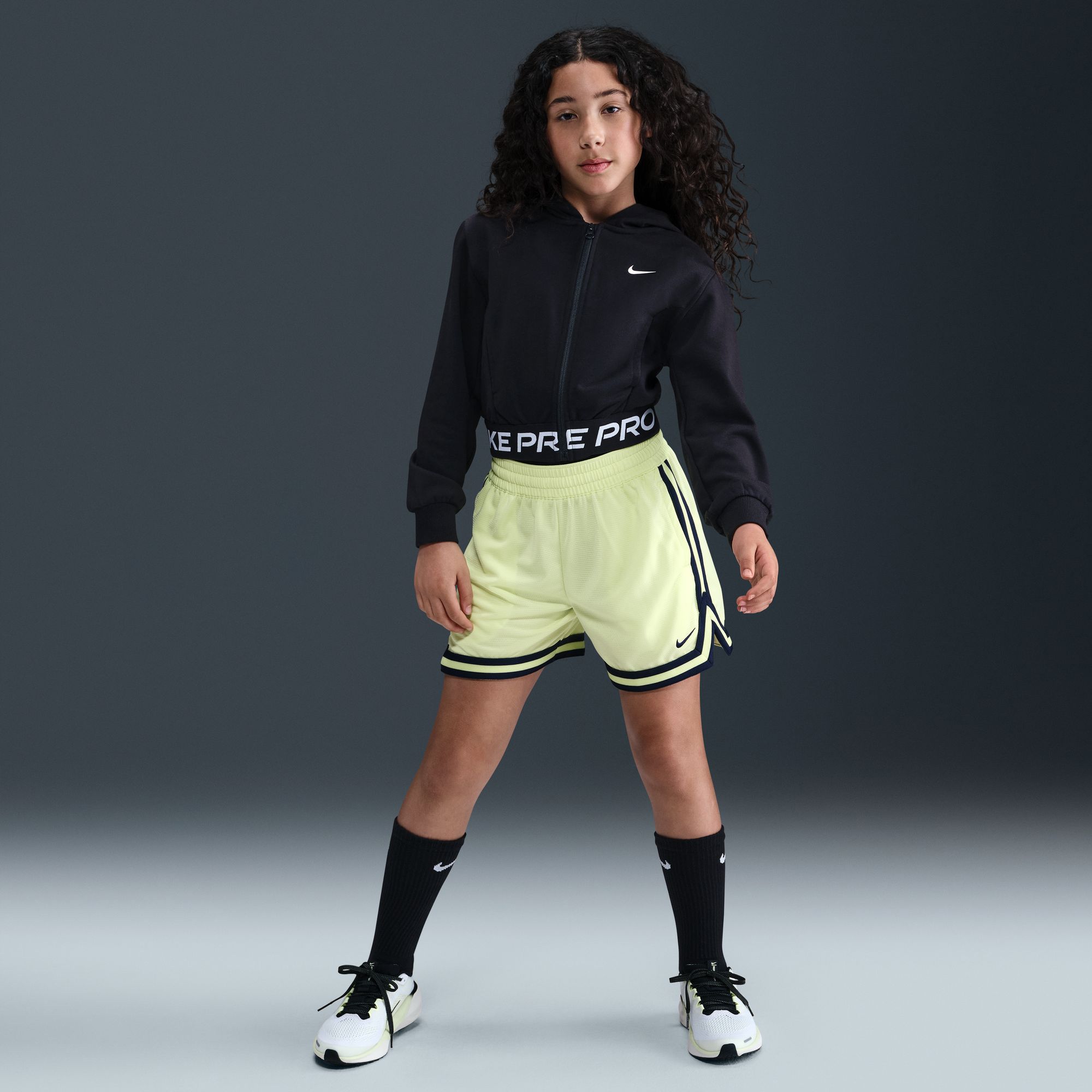 Nike Girl's Pro Fleece Dri-FIT Full Zip Hoodie product image