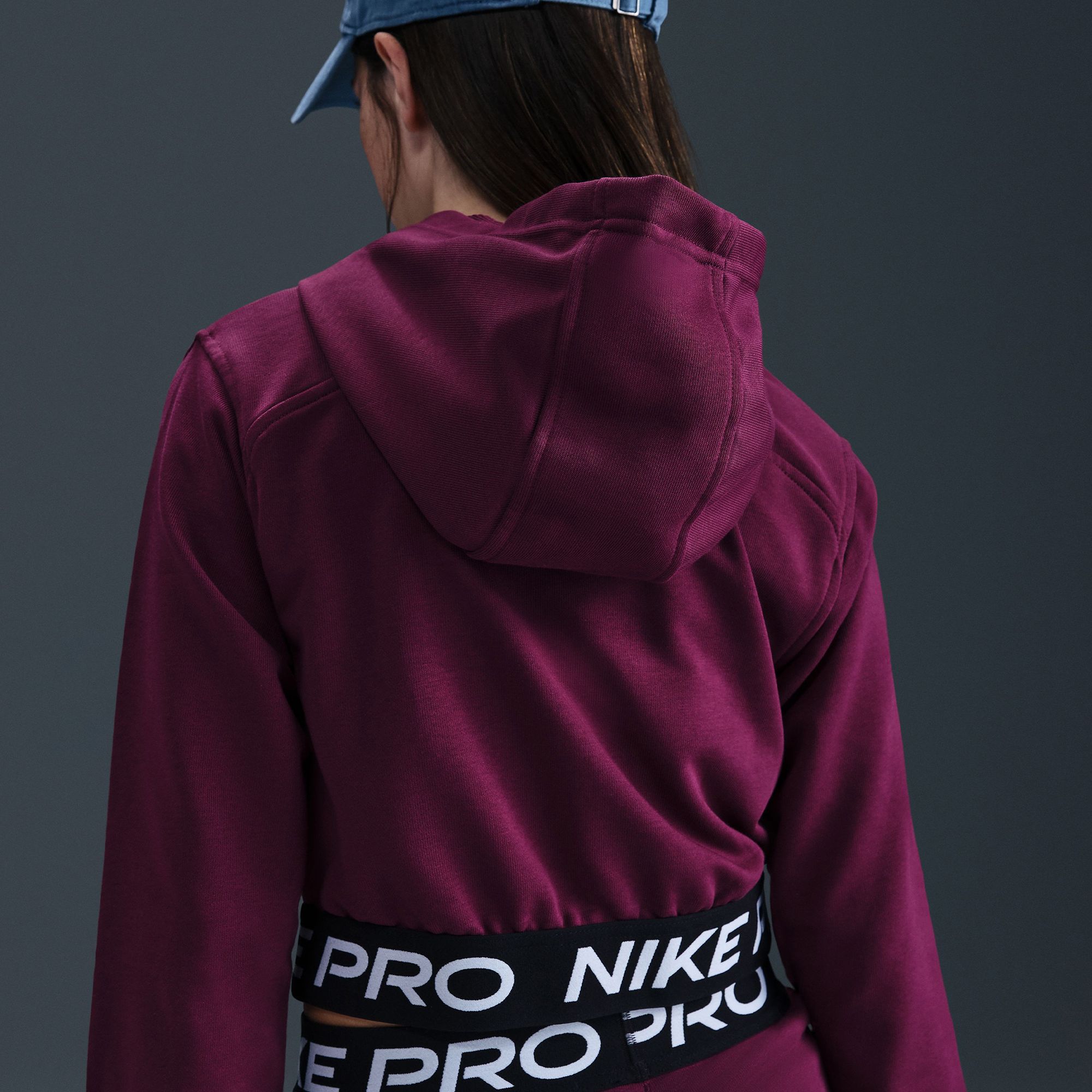 Nike Girl's Pro Fleece Dri-FIT Full Zip Hoodie product image