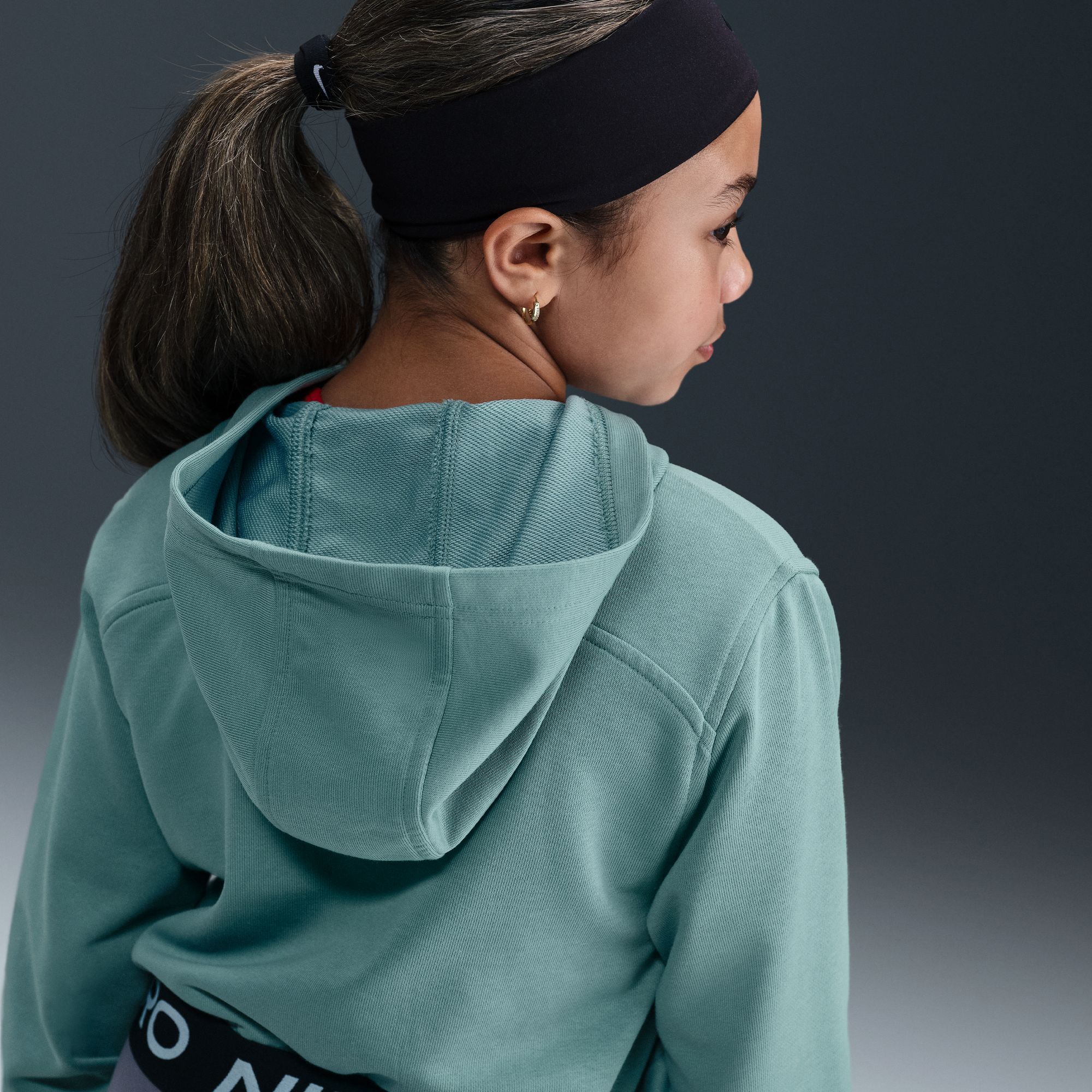 Nike Girl's Pro Fleece Dri-FIT Full Zip Hoodie product image