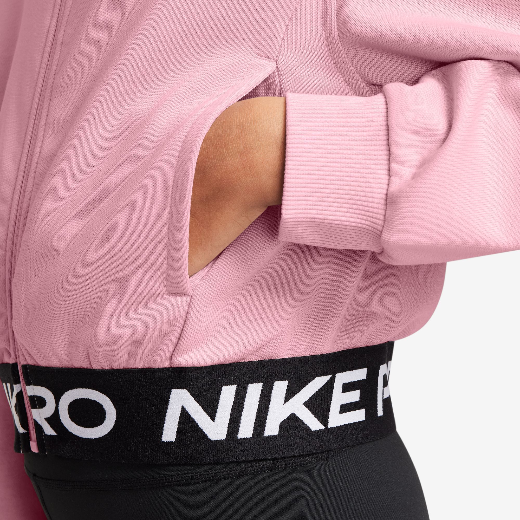 Nike Girl's Pro Fleece Dri-FIT Full Zip Hoodie product image