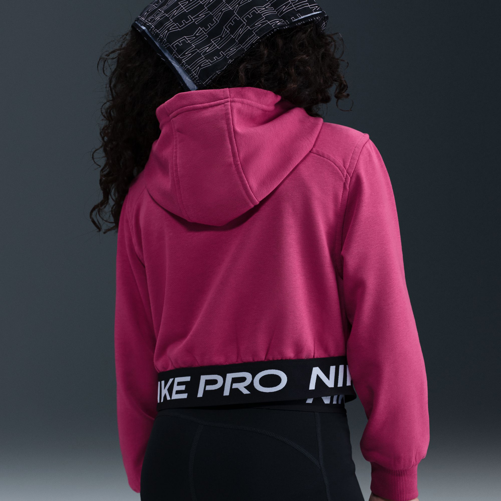 Nike Girl's Pro Fleece Dri-FIT Full Zip Hoodie product image