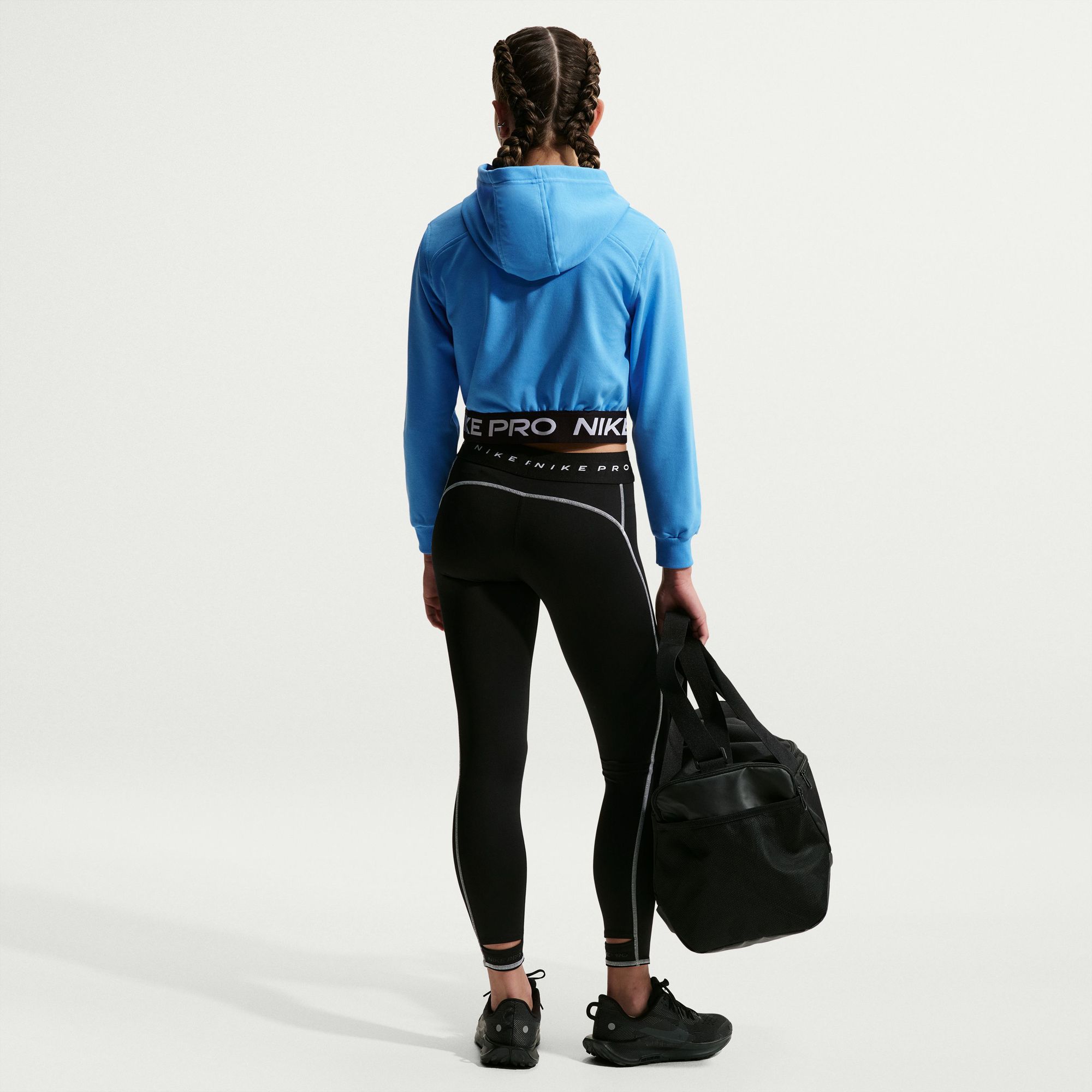 Nike Girl's Pro Fleece Dri-FIT Full Zip Hoodie product image