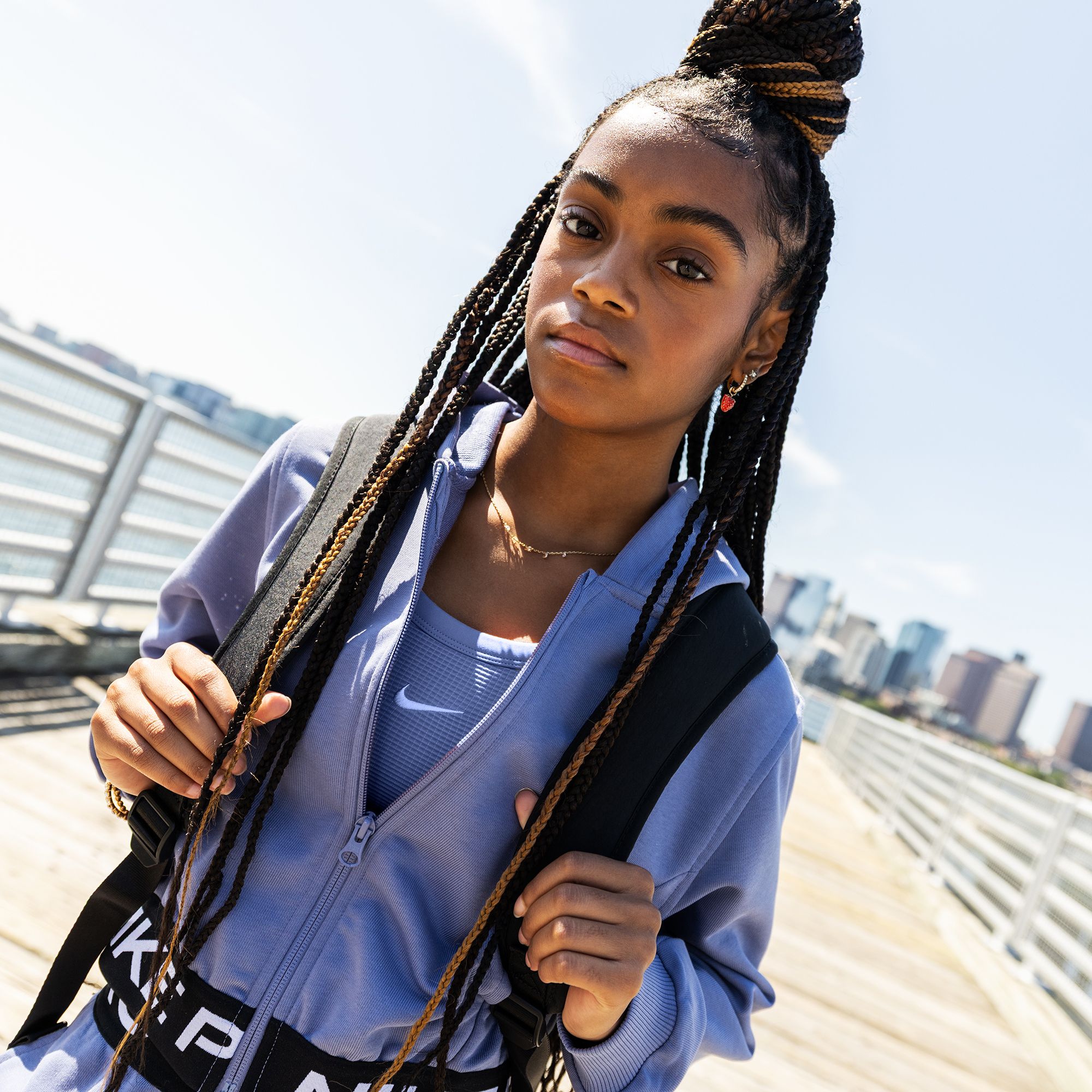 Nike Girl's Pro Fleece Dri-FIT Full Zip Hoodie product image