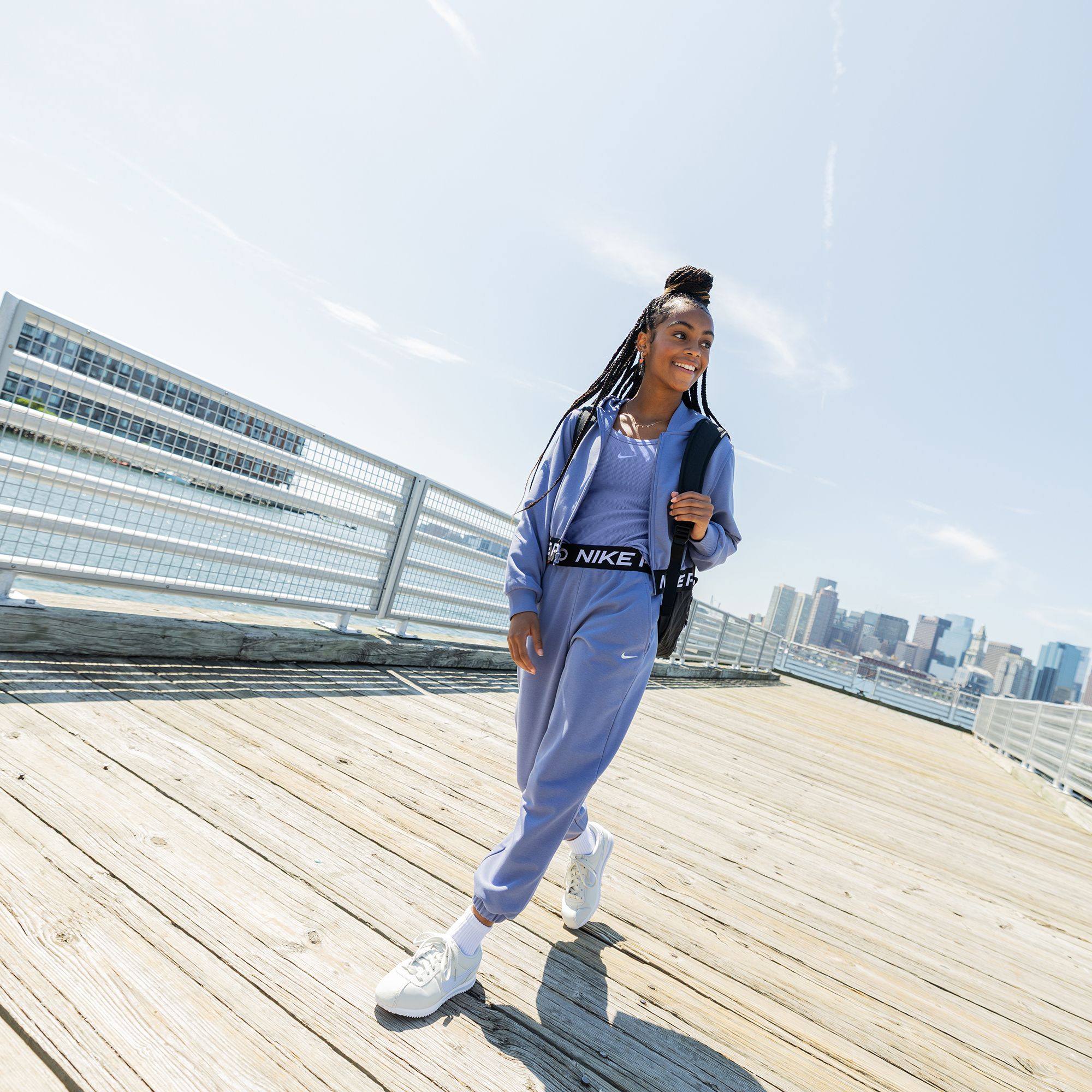 Nike Girl's Pro Fleece Dri-FIT Full Zip Hoodie product image