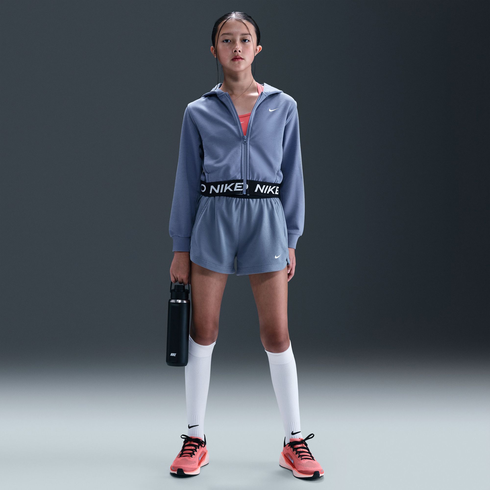 Nike Girl's Pro Fleece Dri-FIT Full Zip Hoodie product image