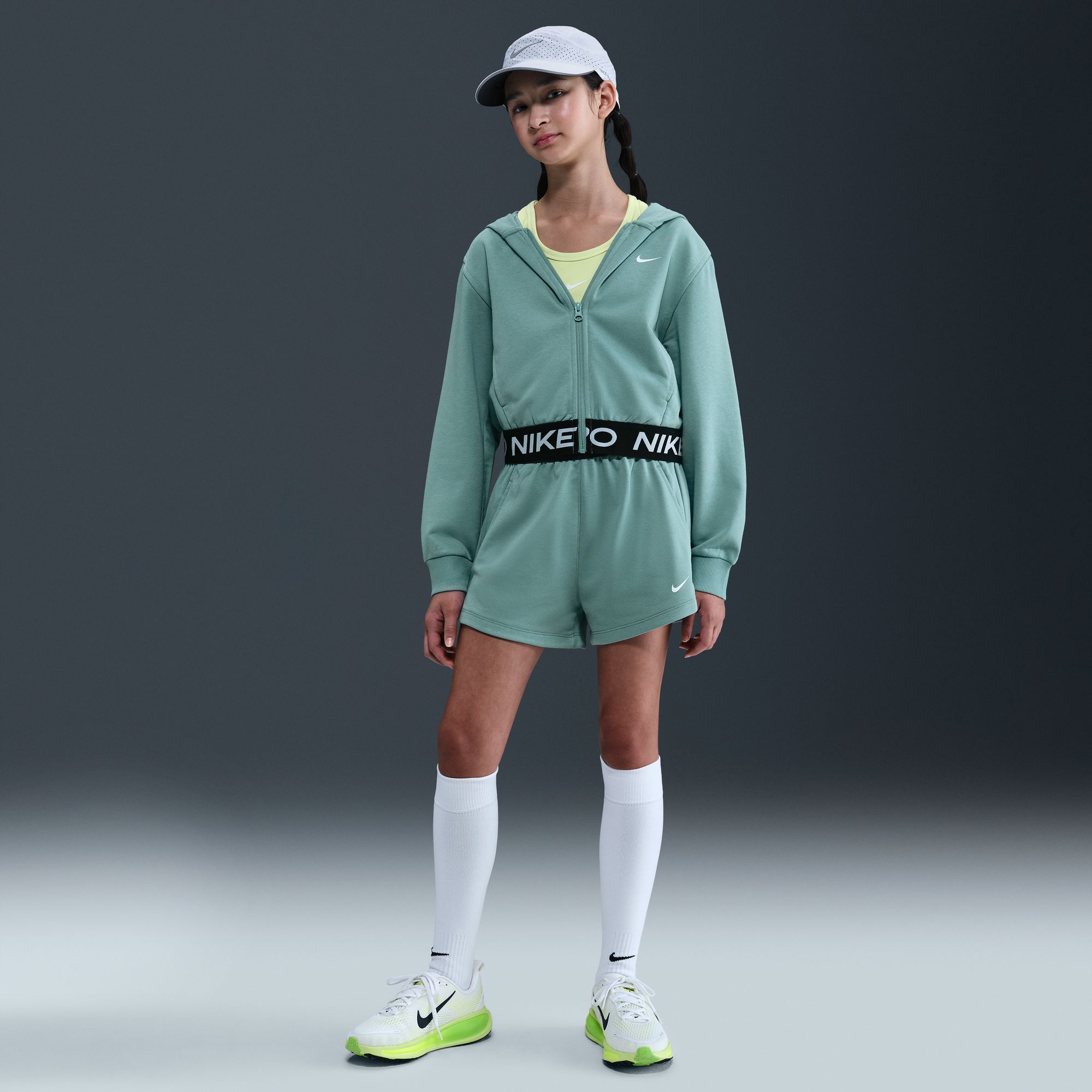 Nike Girl's Pro Fleece Dri-FIT Shorts product image