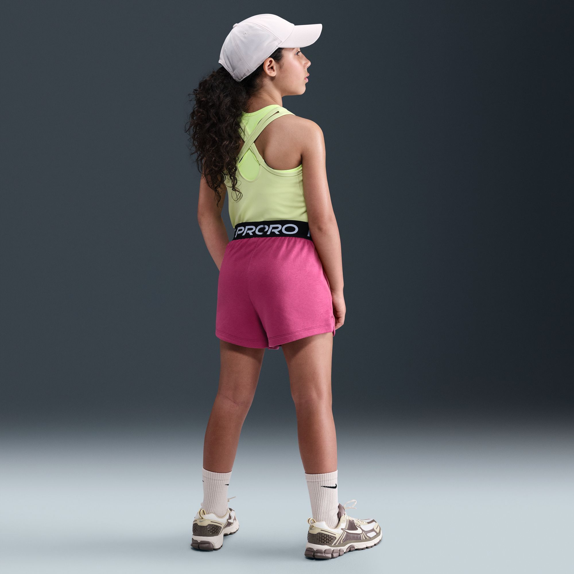 Nike Girl's Pro Fleece Dri-FIT Shorts product image