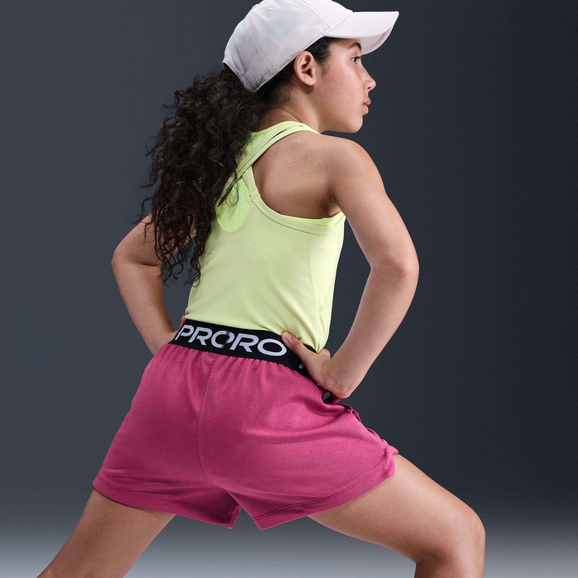 Nike Girl's Pro Fleece Dri-FIT Shorts product image