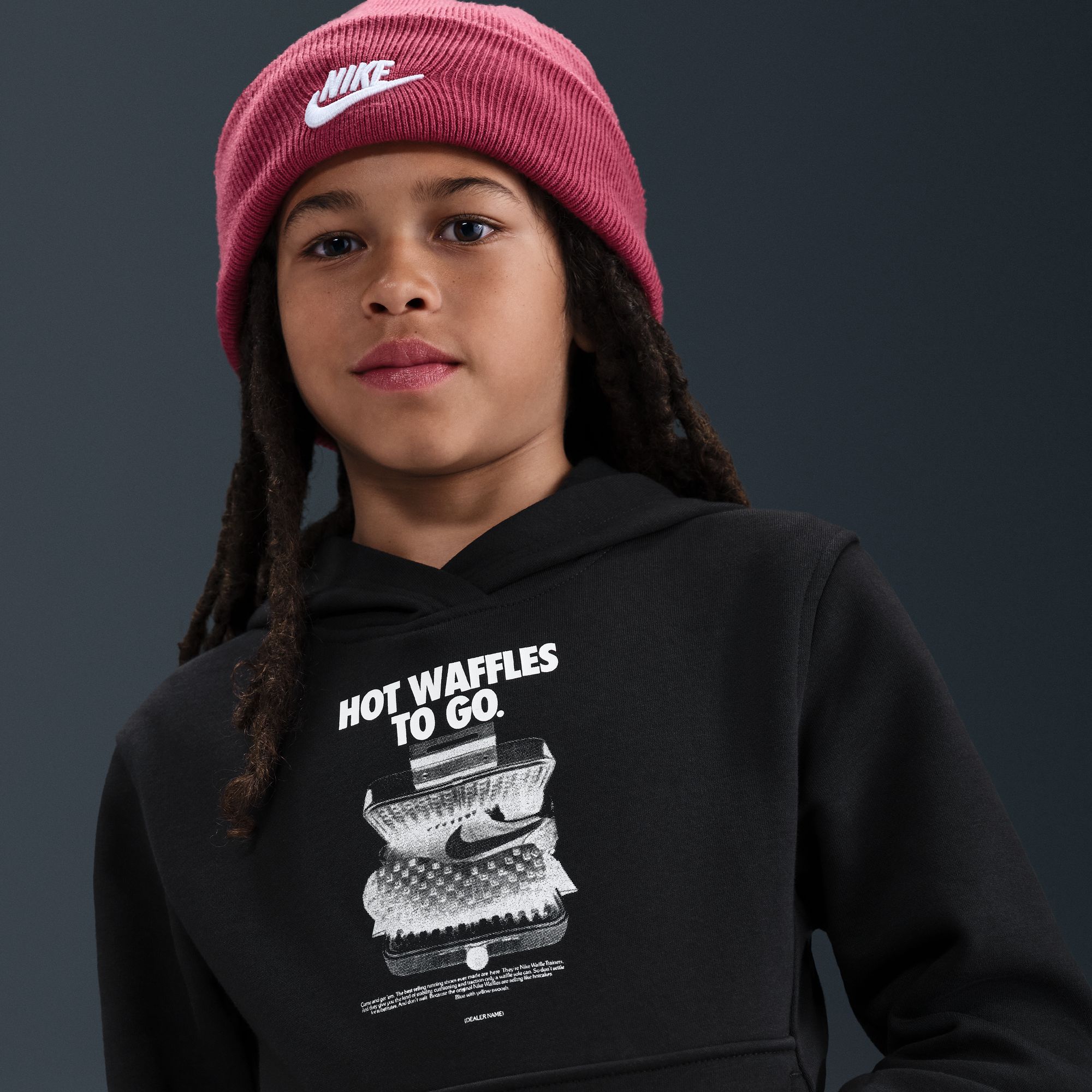 Nike Kids' Sportswear Club Fleece Waffles Hoodie product image