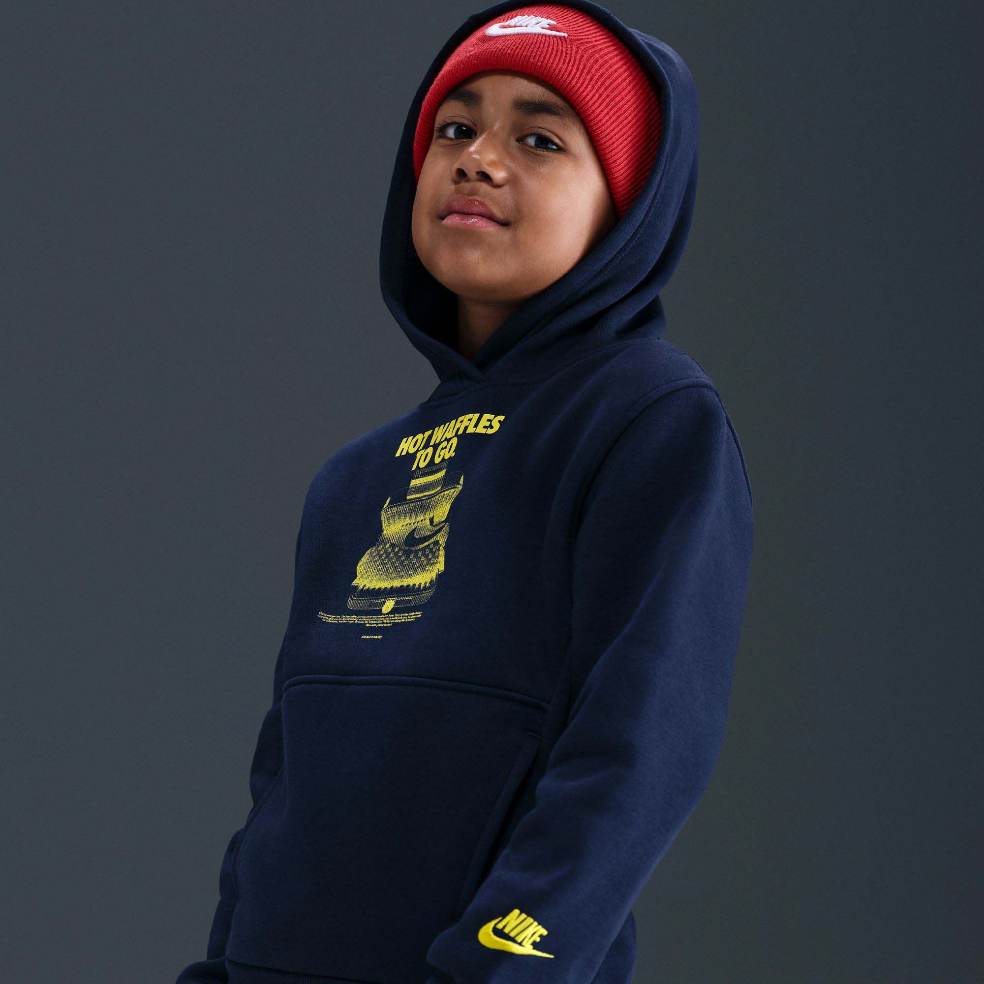 Nike Kids' Sportswear Club Fleece Waffles Hoodie product image