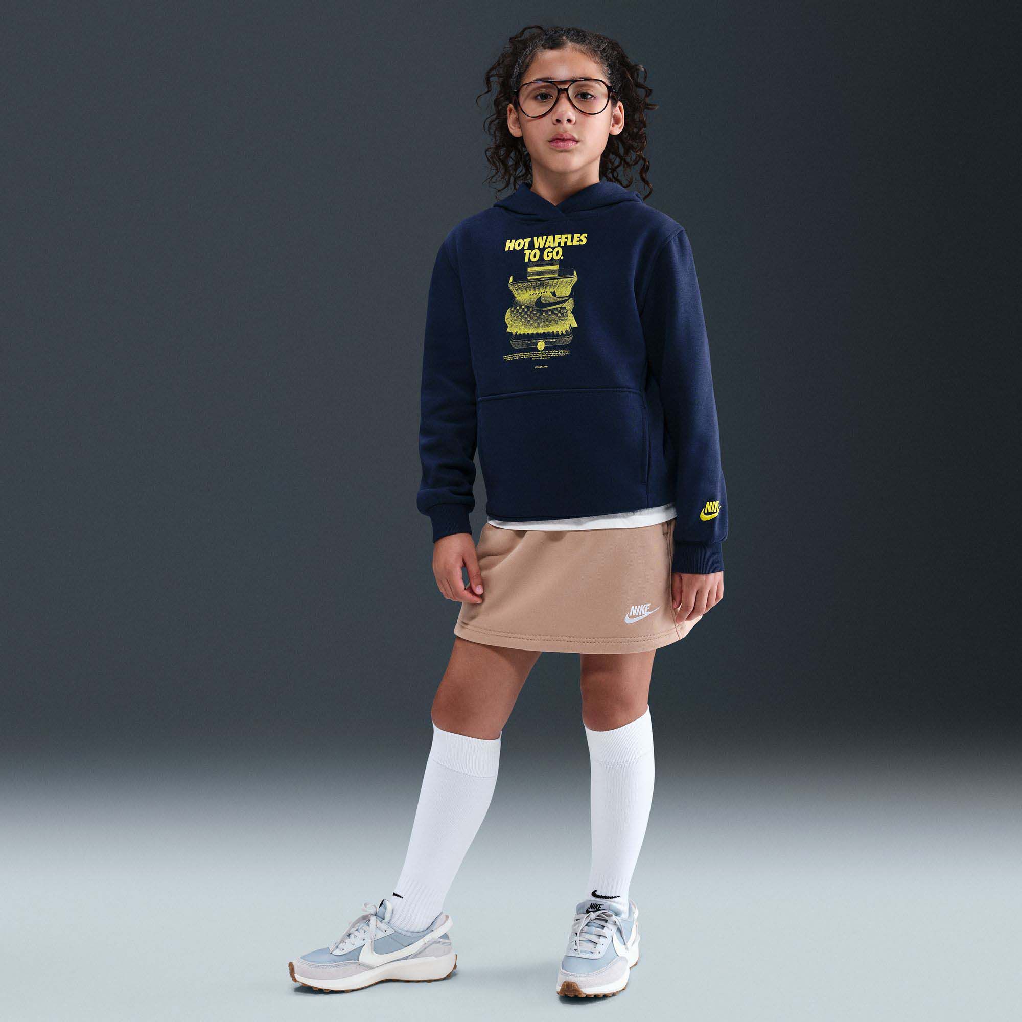 Nike Kids' Sportswear Club Fleece Waffles Hoodie product image