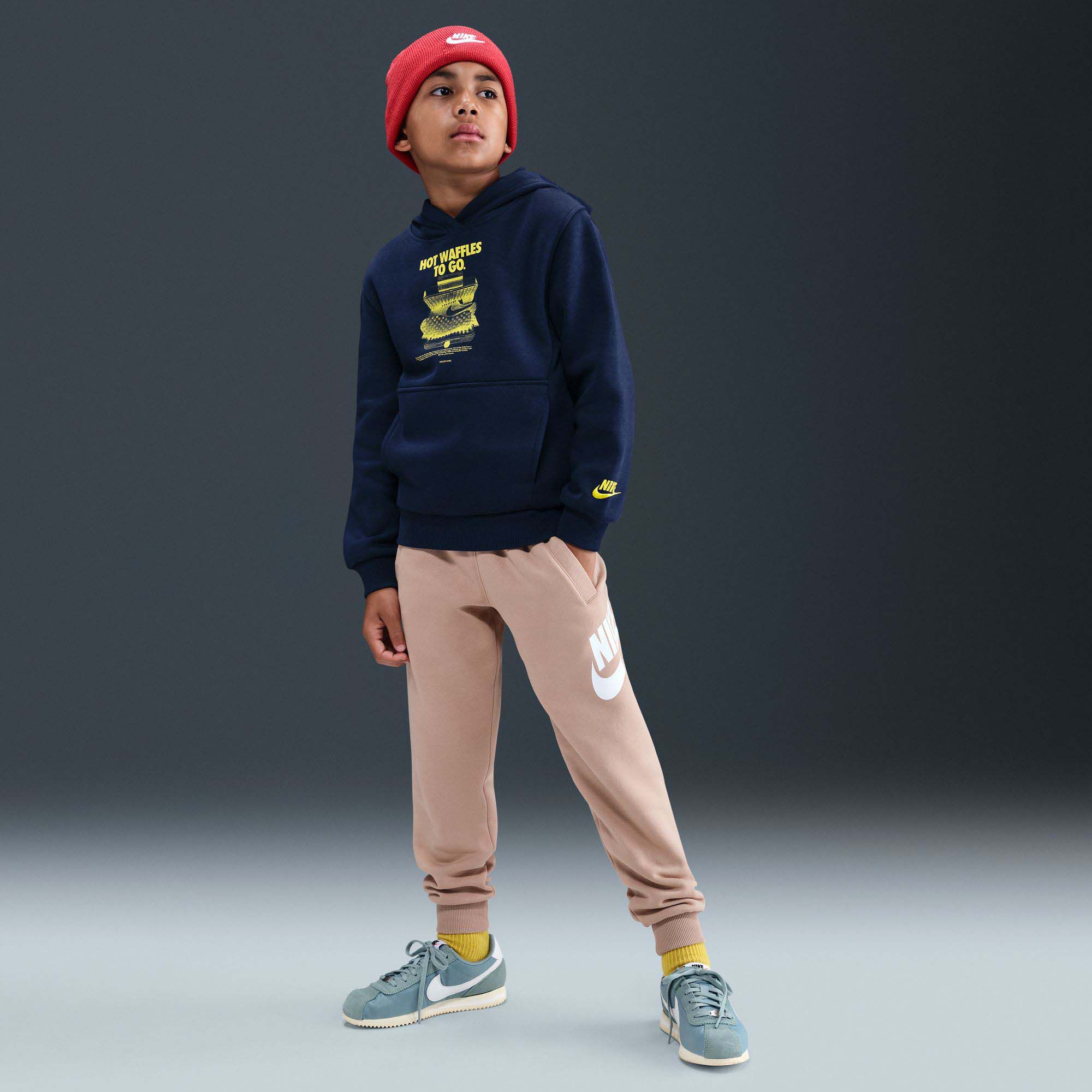 Nike Kids' Sportswear Club Fleece Waffles Hoodie product image