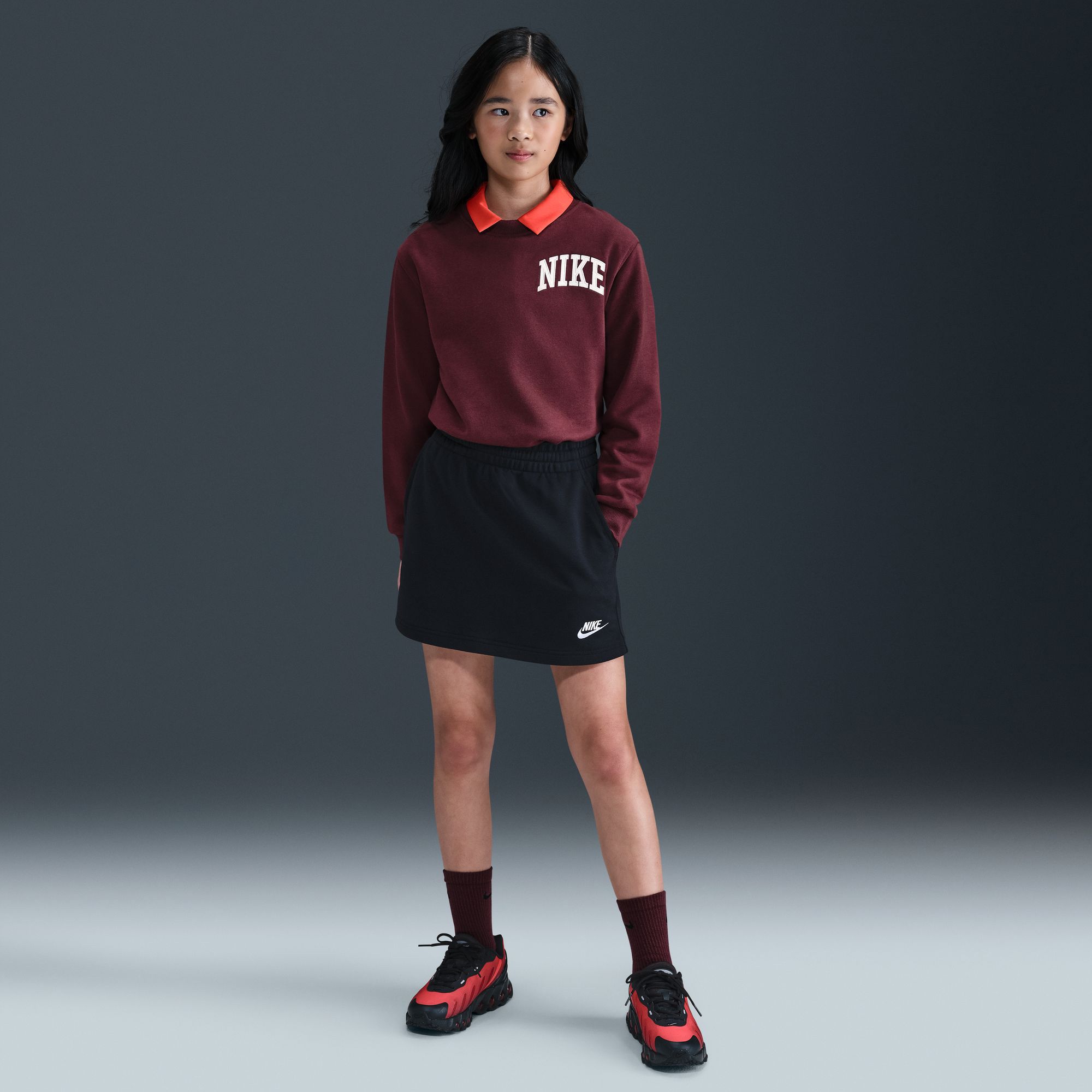 Nike Girl's Sportswear Club French Terry Skirt product image