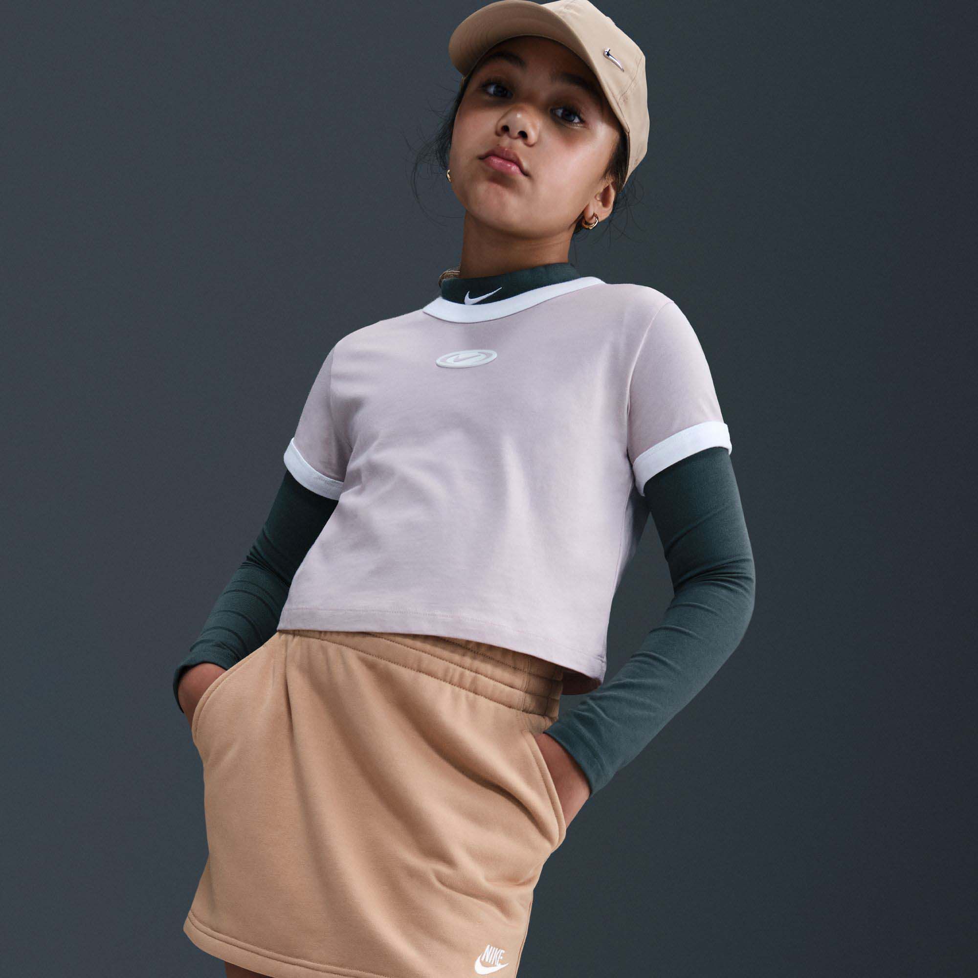 Nike Girl's Sportswear Club French Terry Skirt product image