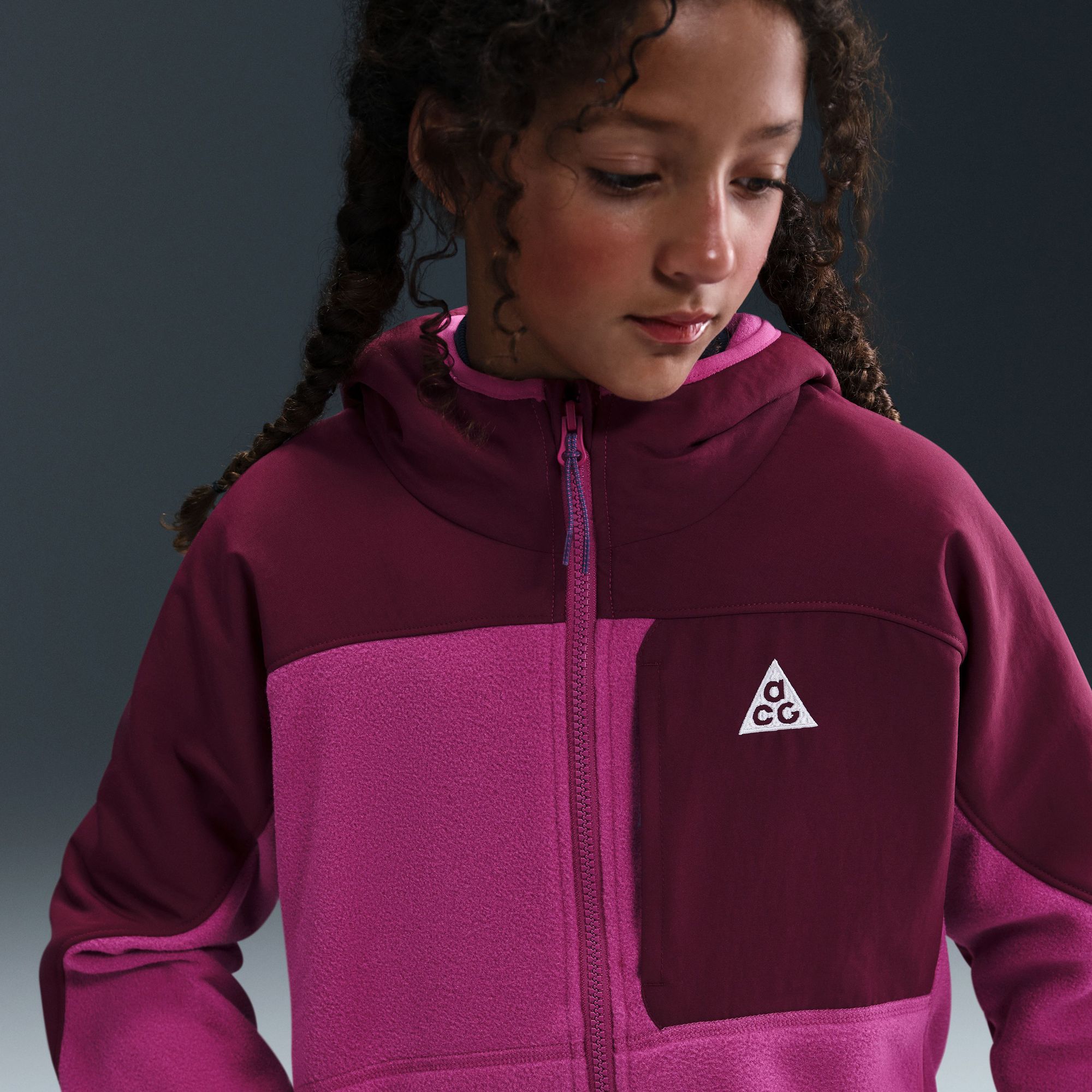 Nike Kids' ACG Wolf Tree Polartec Full-Zip Hoodie product image