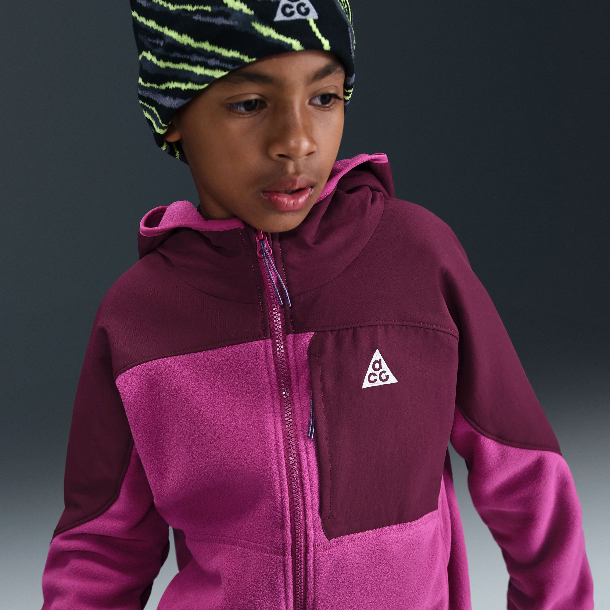 Nike Kids' ACG Wolf Tree Polartec Full-Zip Hoodie product image