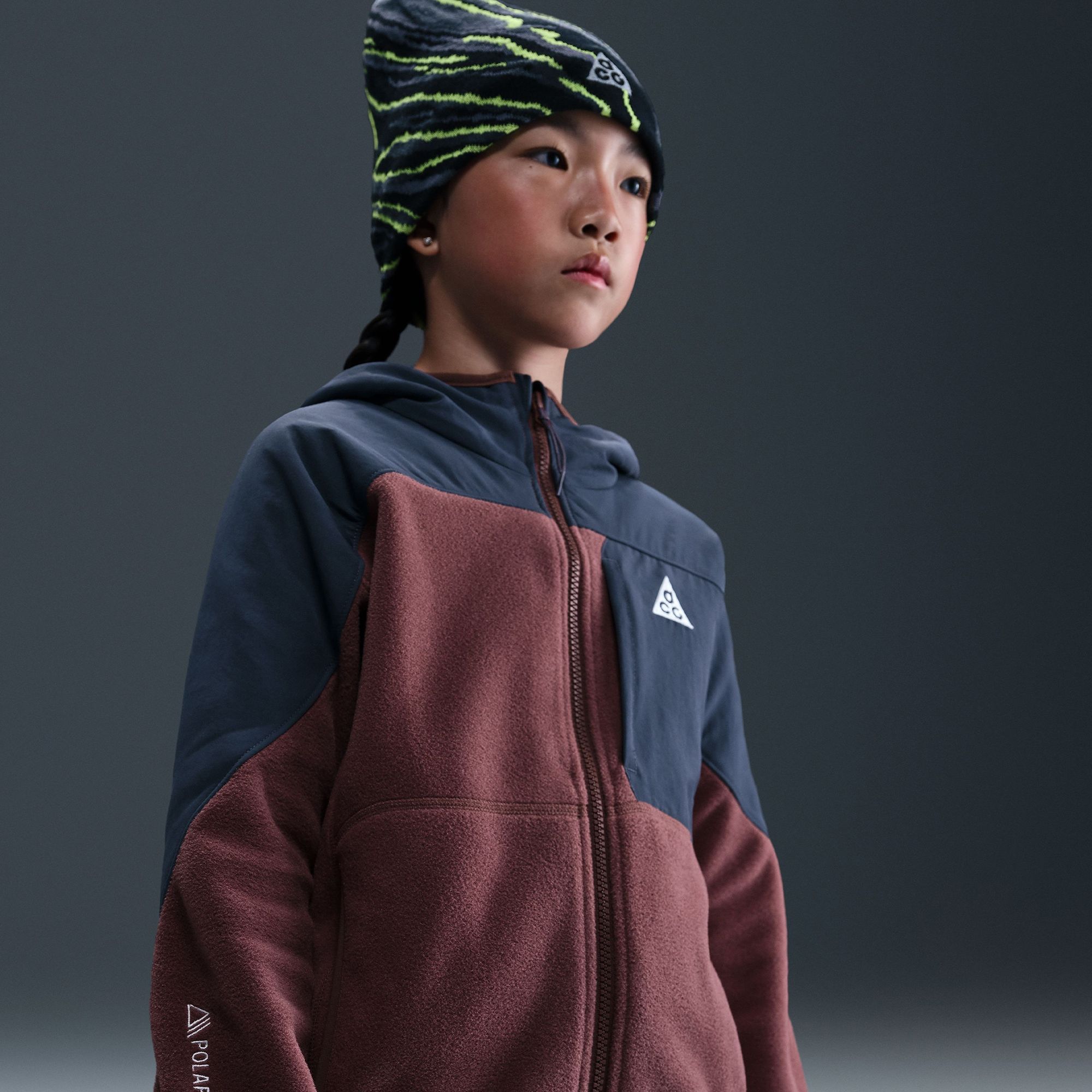 Nike Kids' ACG Wolf Tree Polartec Full-Zip Hoodie product image