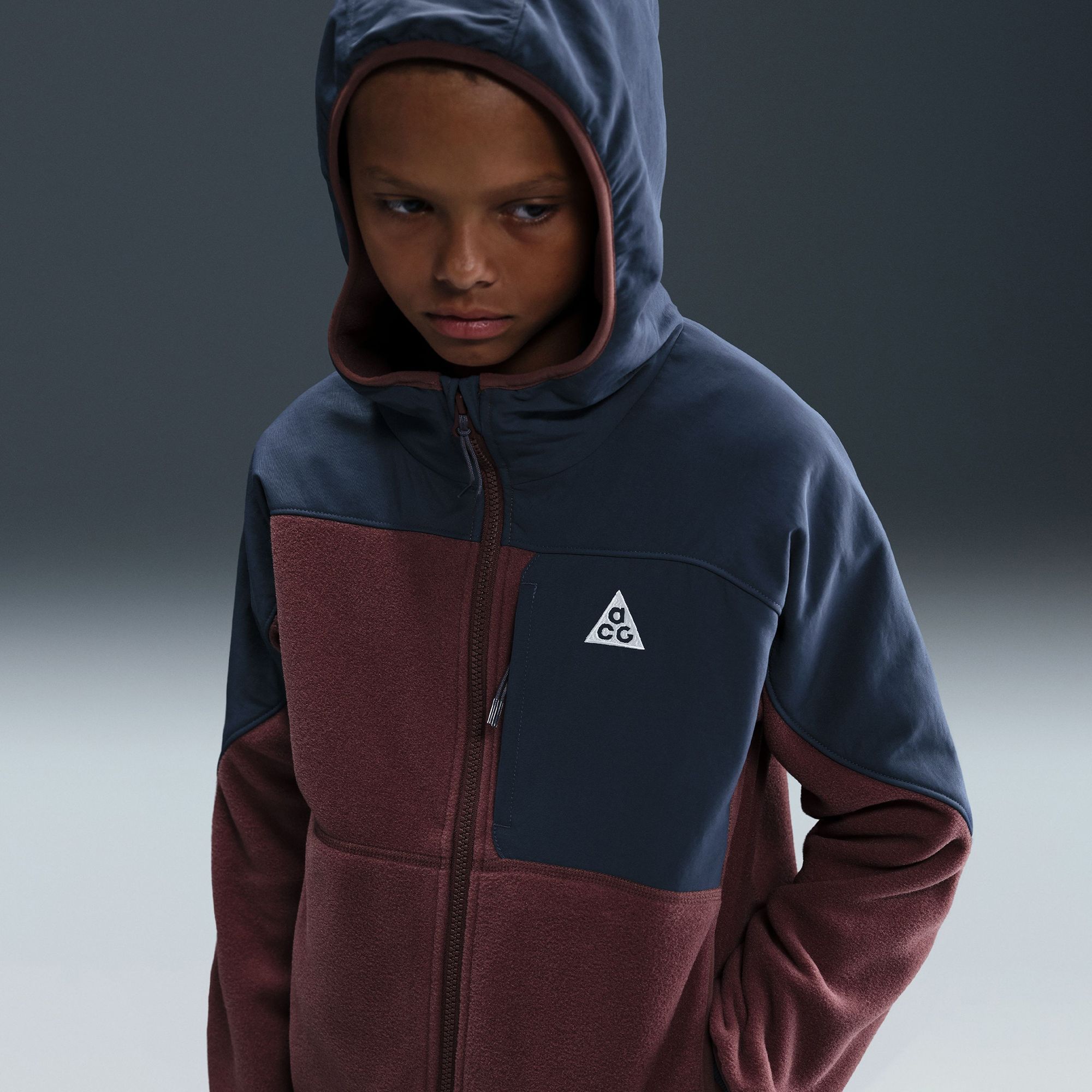 Nike Kids' ACG Wolf Tree Polartec Full-Zip Hoodie product image