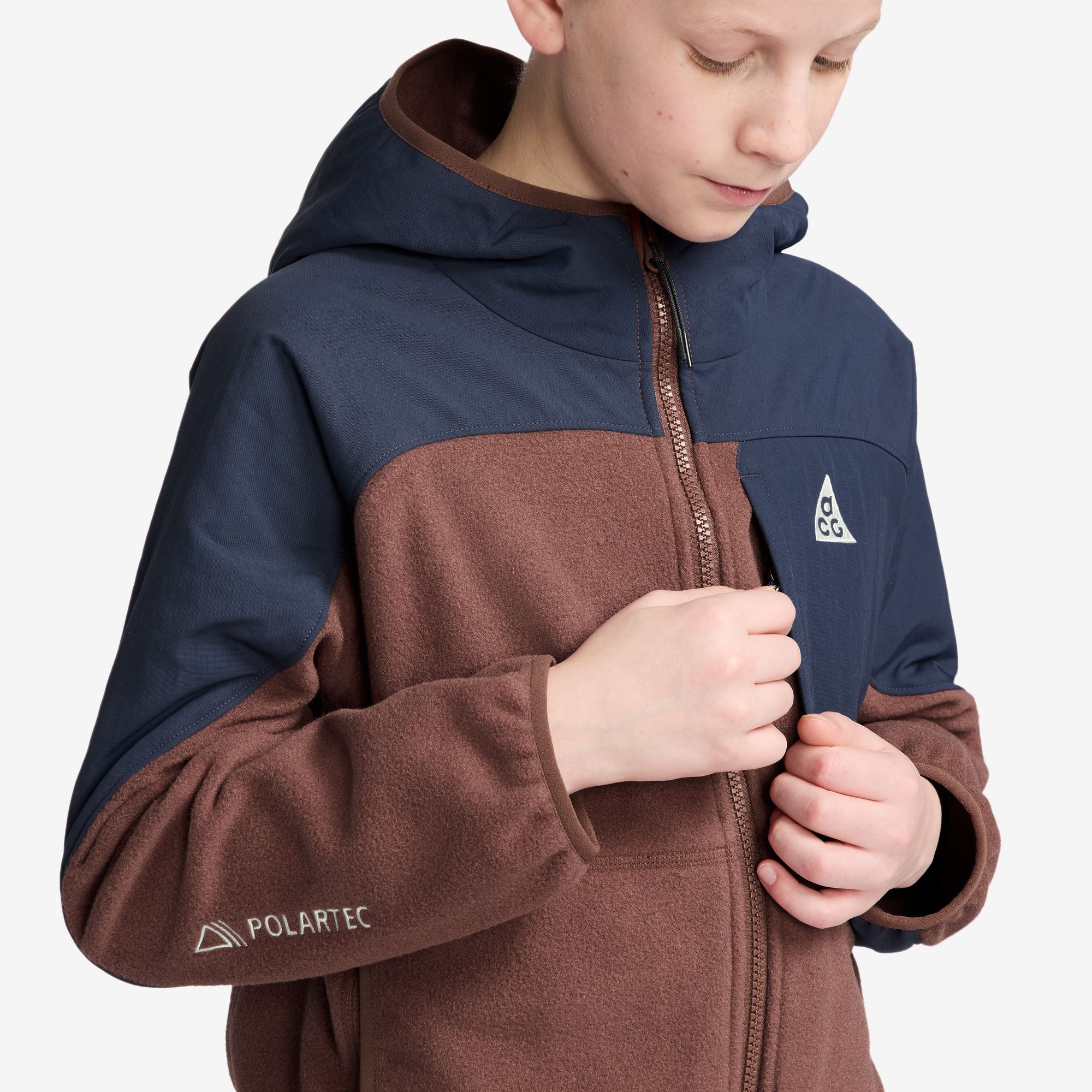 Nike Kids' ACG Wolf Tree Polartec Full-Zip Hoodie product image