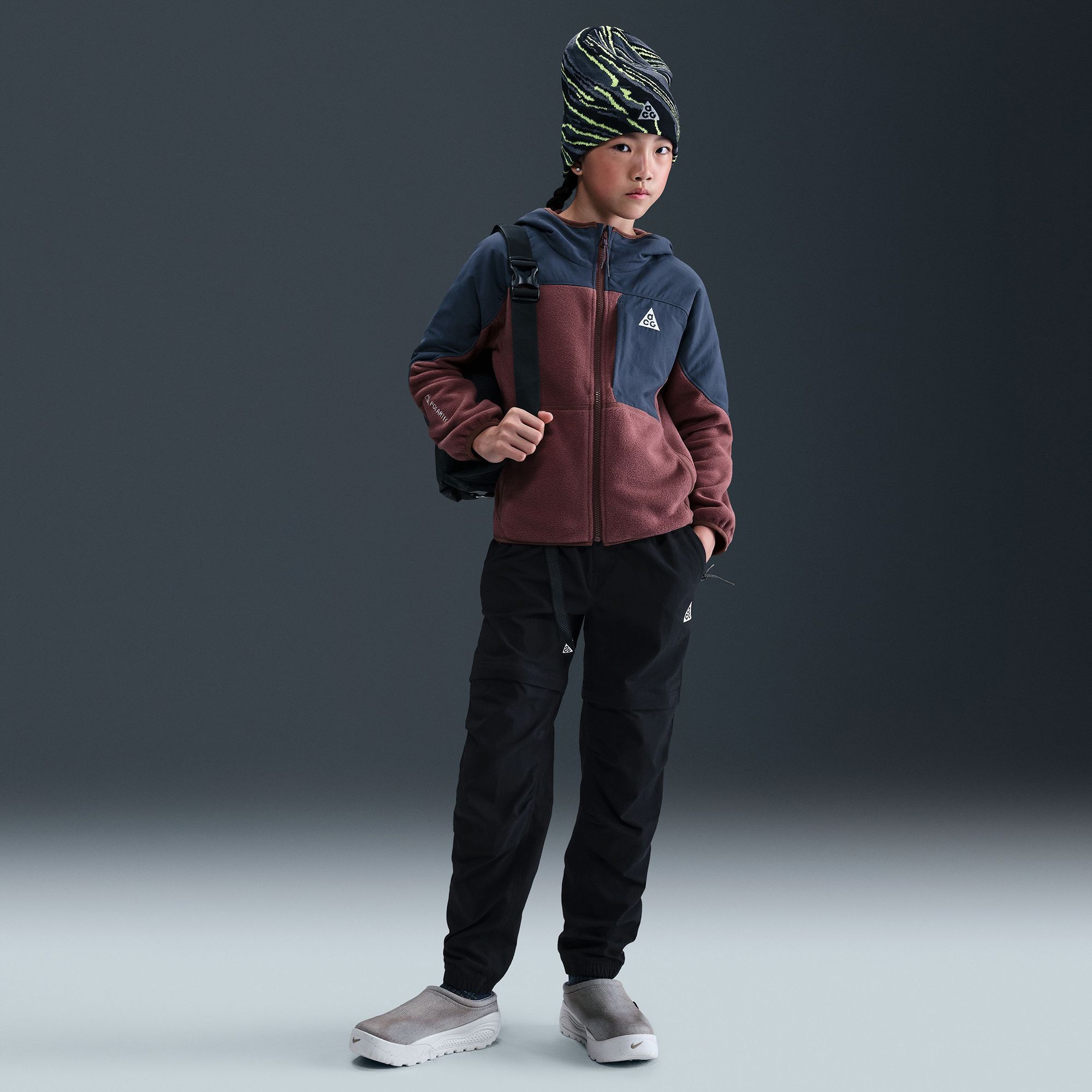 Nike Kids' ACG Wolf Tree Polartec Full-Zip Hoodie product image