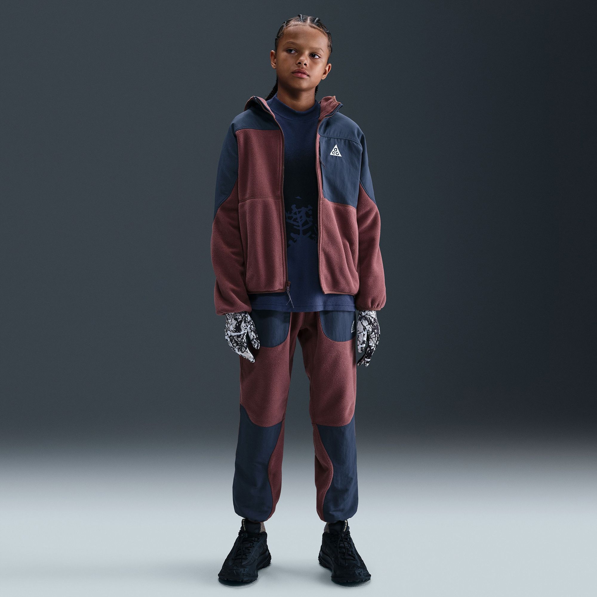 Nike Kids' ACG Wolf Tree Polartec Full-Zip Hoodie product image