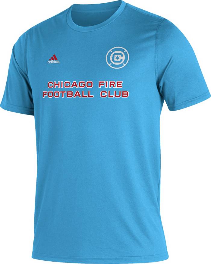 Chicago Fire adidas Team Jersey Hook AEROREADY T-Shirt - Light Blue