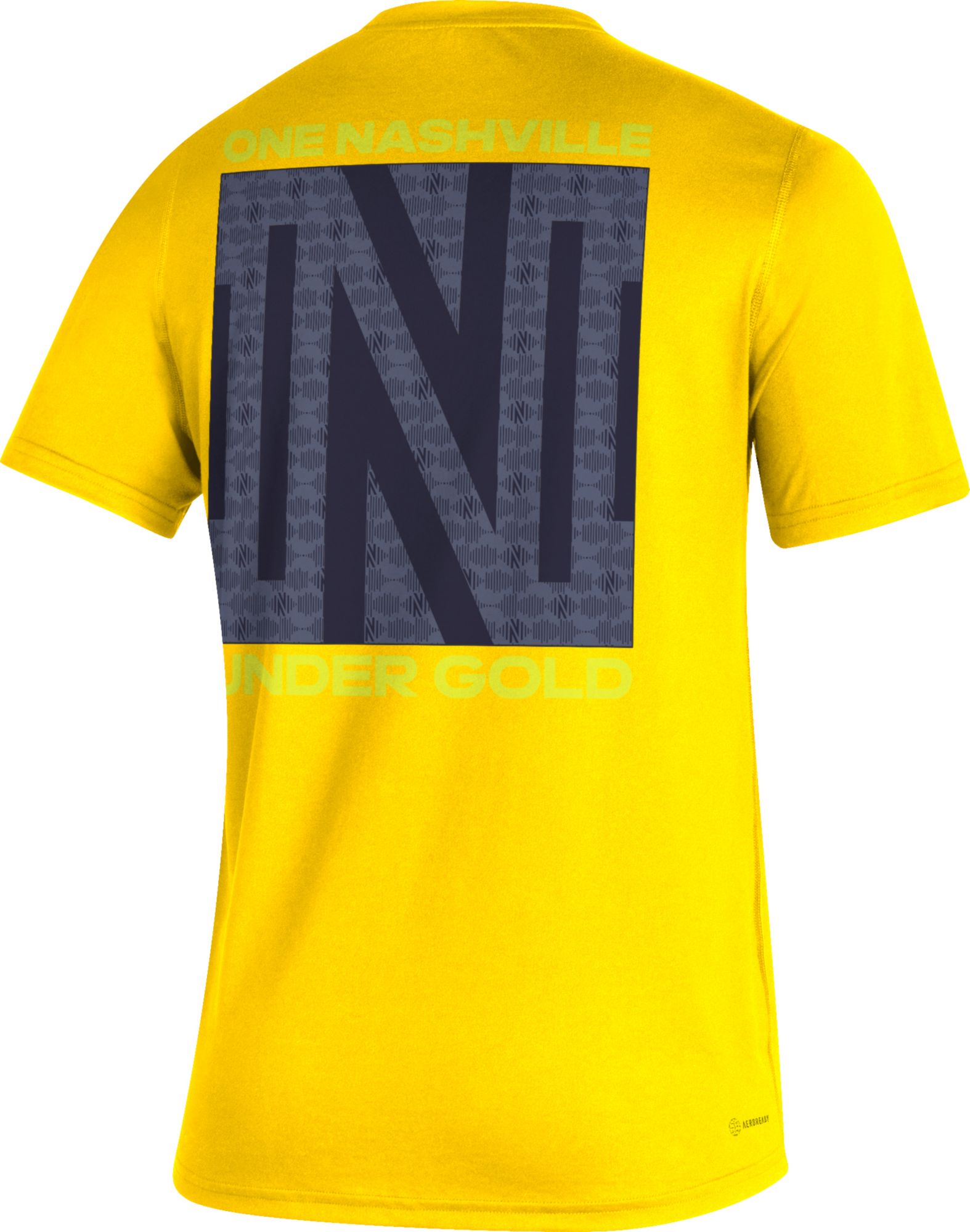 adidas Nashville SC '22 Yellow Jersey Hook T-Shirt product image
