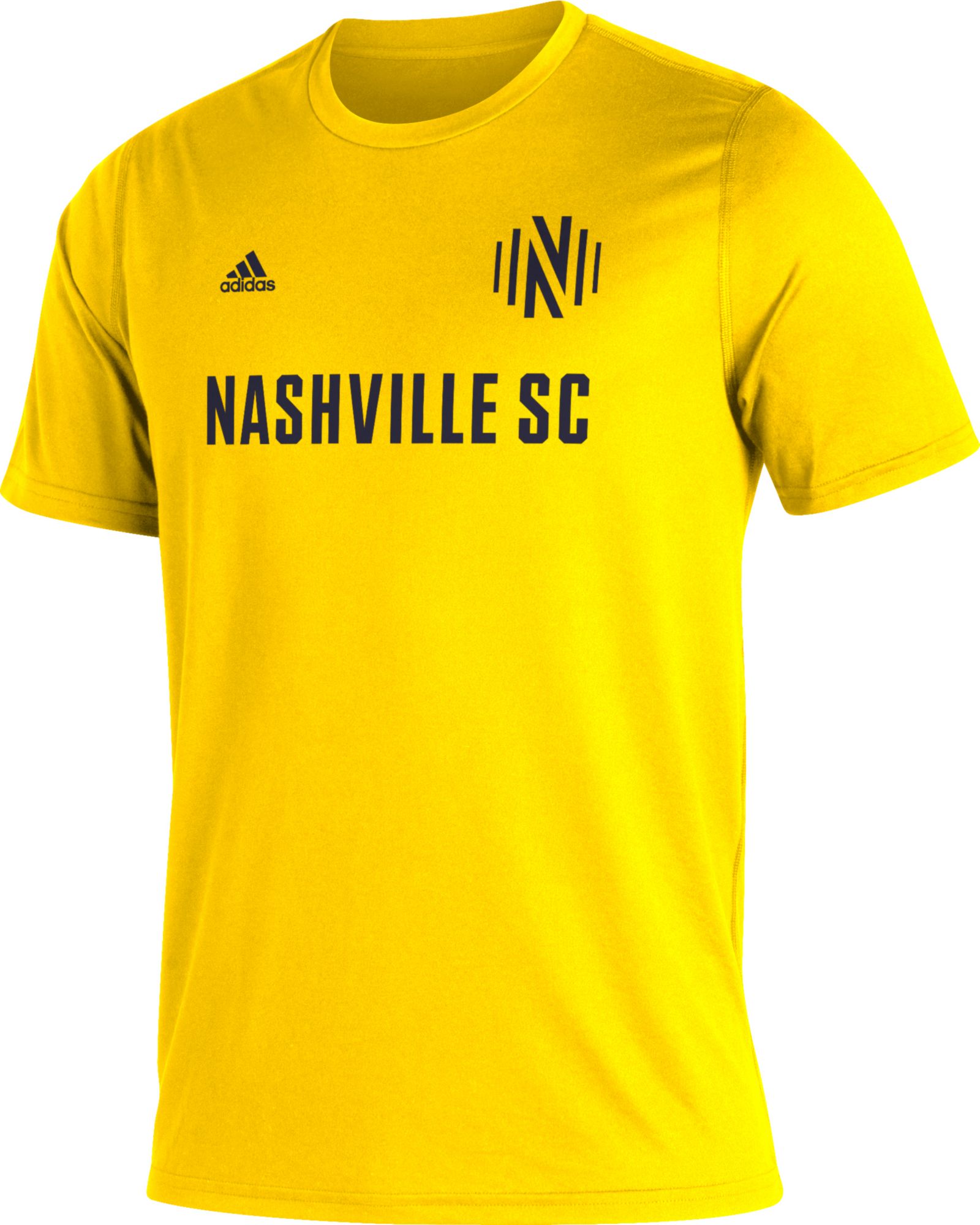 adidas Nashville SC '22 Yellow Jersey Hook T-Shirt product image