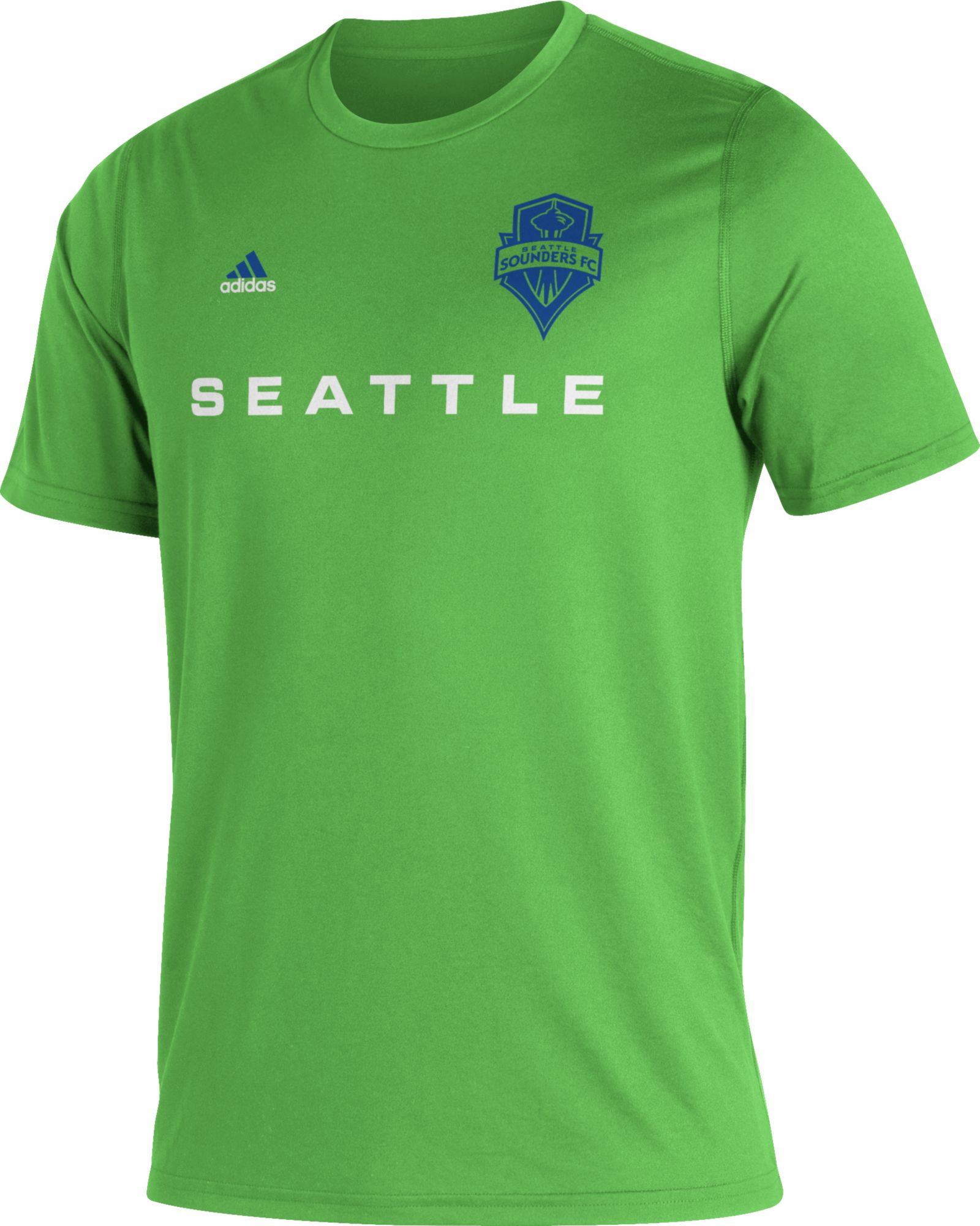 adidas Seattle Sounders '22 Green Jersey Hook T-Shirt