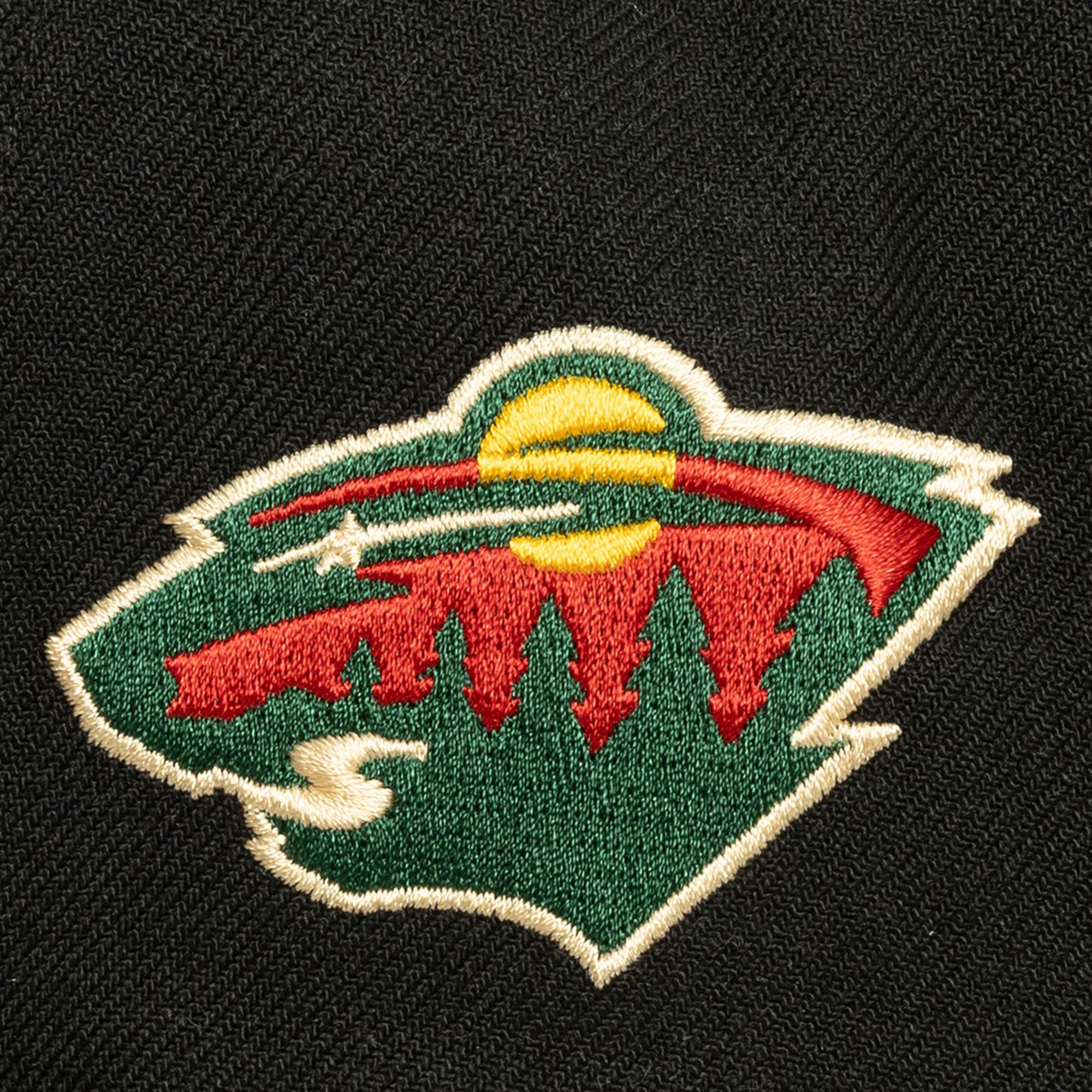 Mitchell & Ness Adult Minnesota Wild Script Snapback Adjustable Hat product image