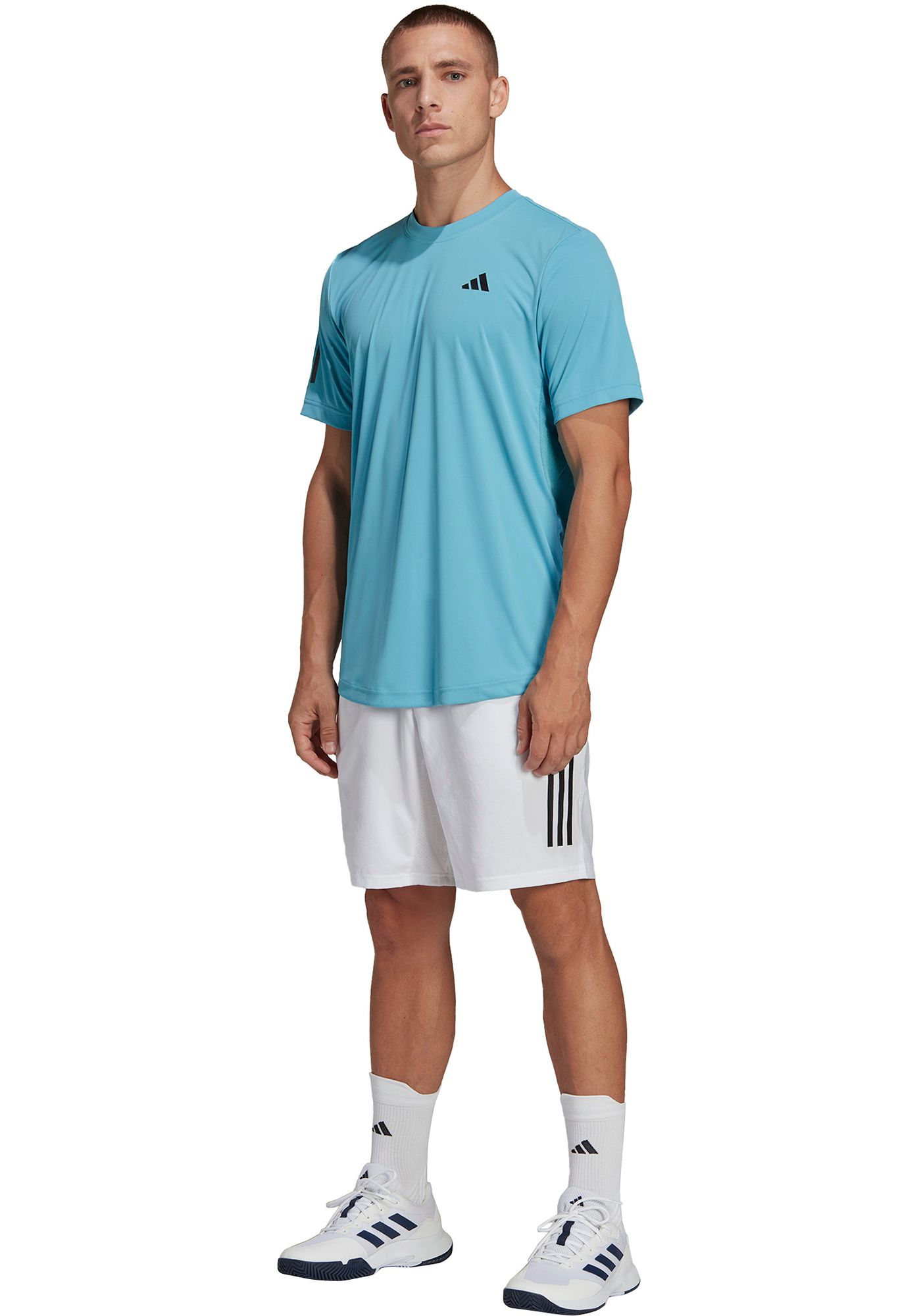 Adidas Men s Club 3 Stripes 9 Tennis Shorts Dick s Sporting Goods