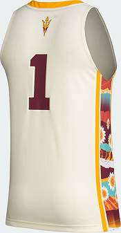 adidas Men's Arizona State Sun Devils #1 White Replica Basketball Jersey product image