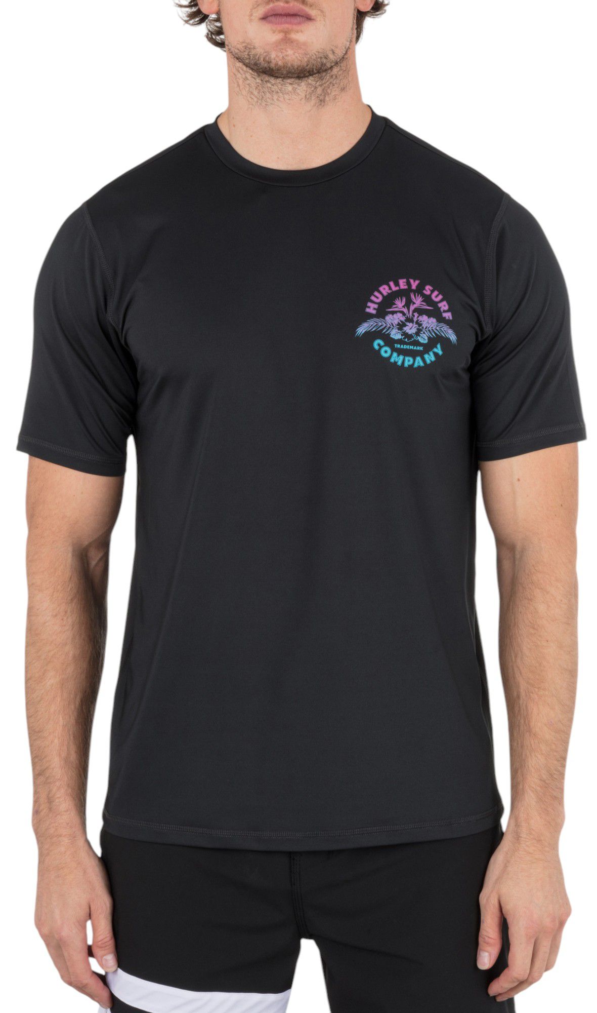 Hurley Men's Resort Livin' Hybrid UPF Short Sleeve Rashguard product image