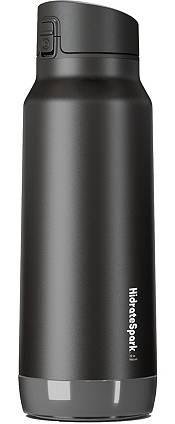 HidrateSpark Pro 32oz Smart Water Bottle Stainless Steel, Black