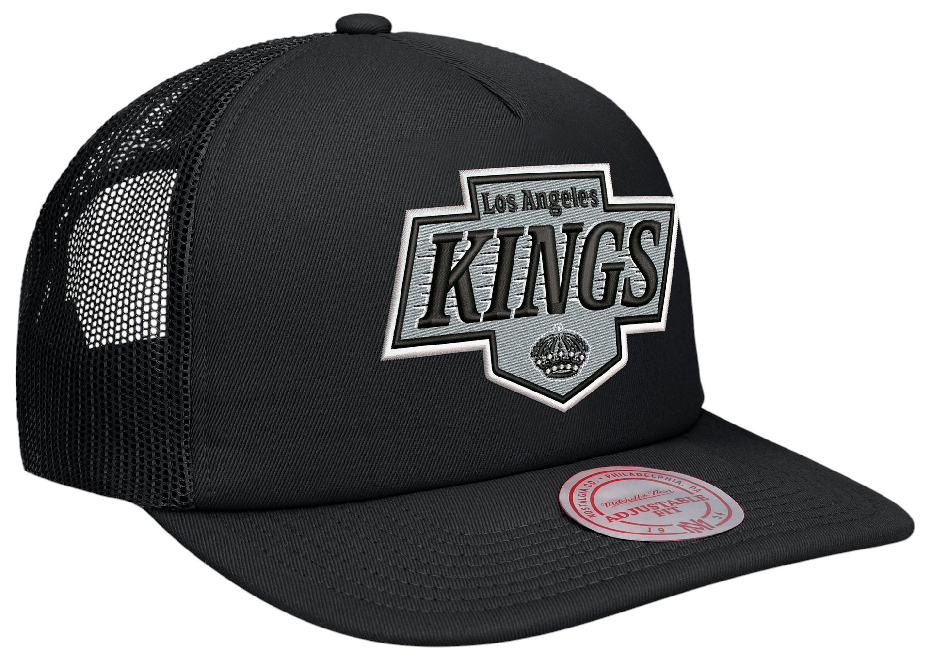 Mitchell & Ness Adult Los Angeles Kings Black Trucker Hat product image
