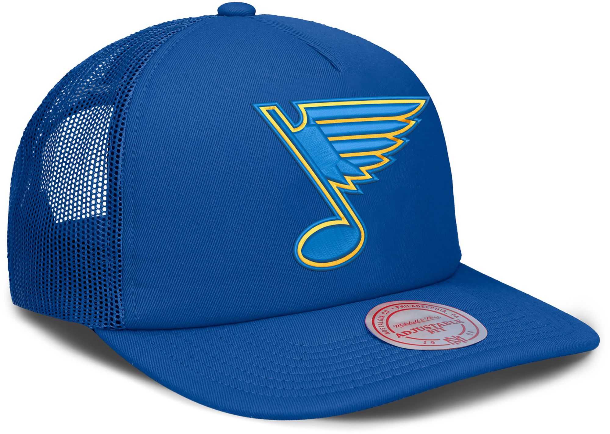 Mitchell & Ness Adult St. Louis Blues Blue Trucker Hat product image