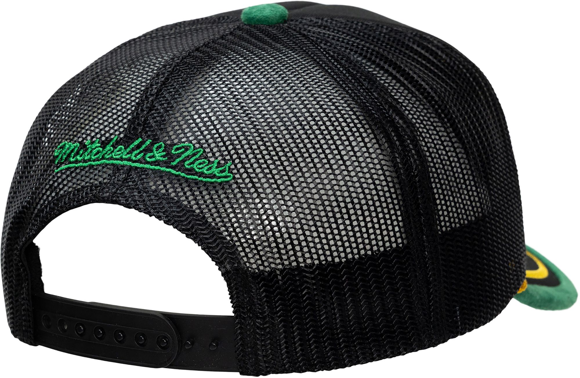 Mitchell & Ness Adult Boston Celtics Black LRG Trucker Hat product image