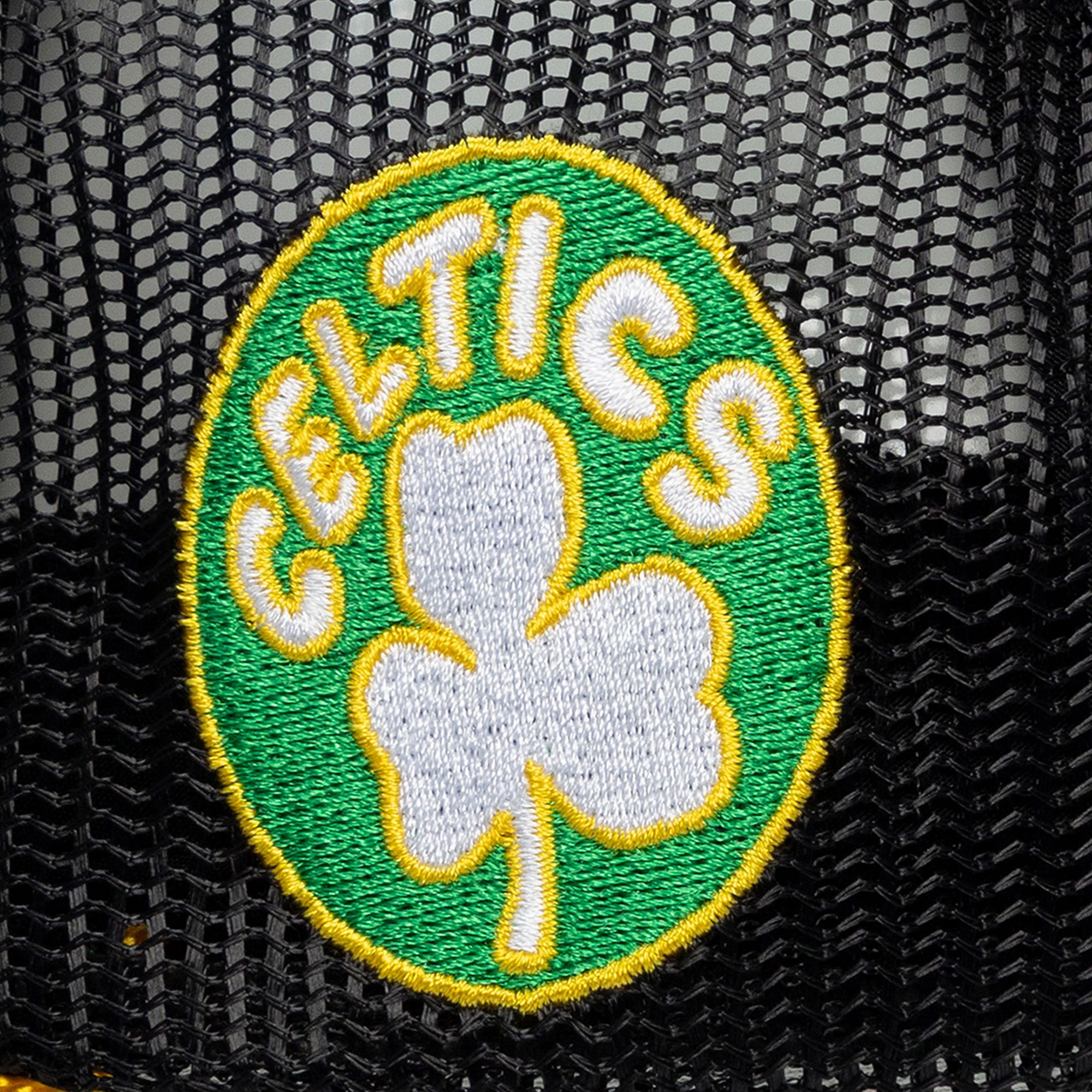 Mitchell & Ness Adult Boston Celtics Black LRG Trucker Hat product image