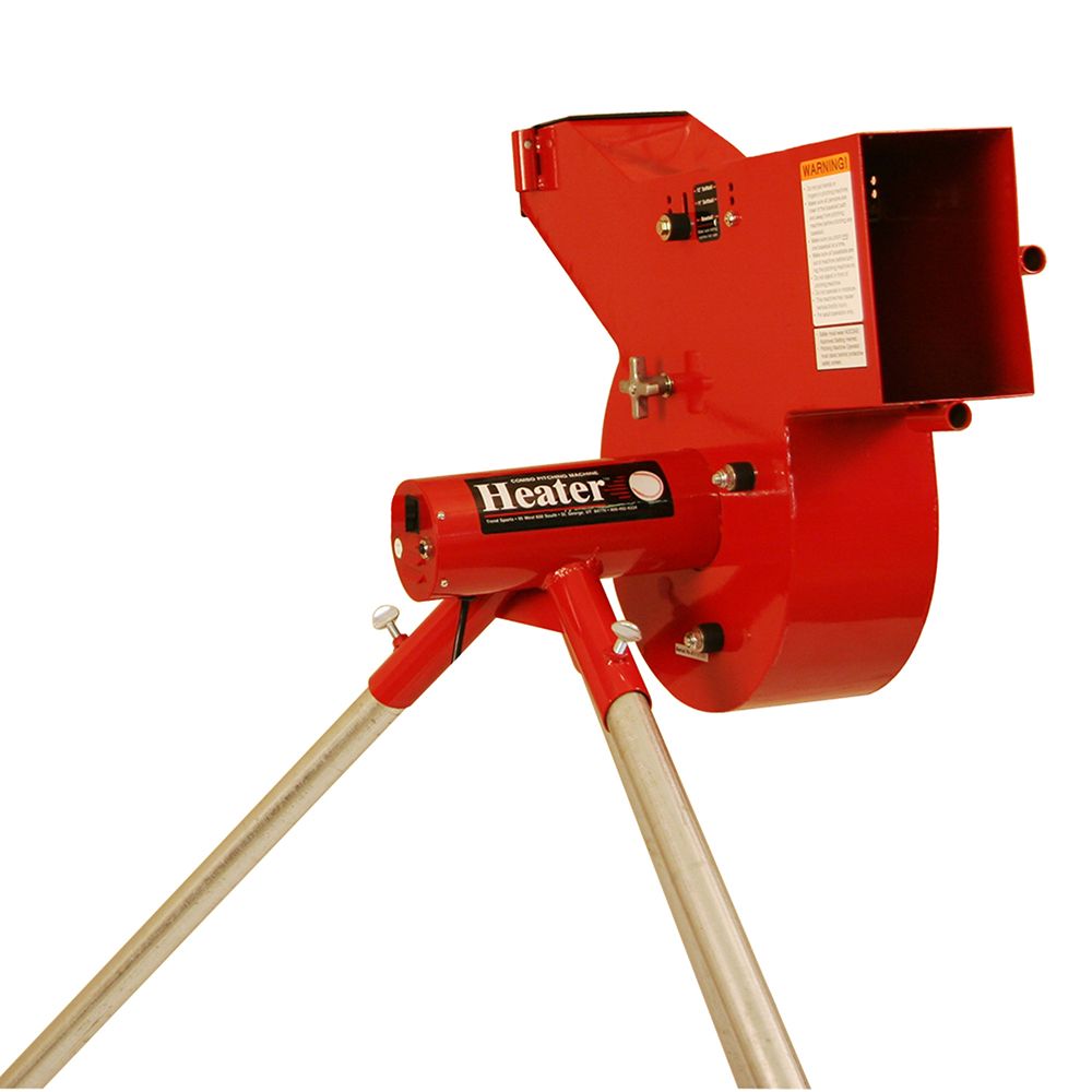 Heater Combo Pitching Machine & Xtender 24' Batting Cage product image