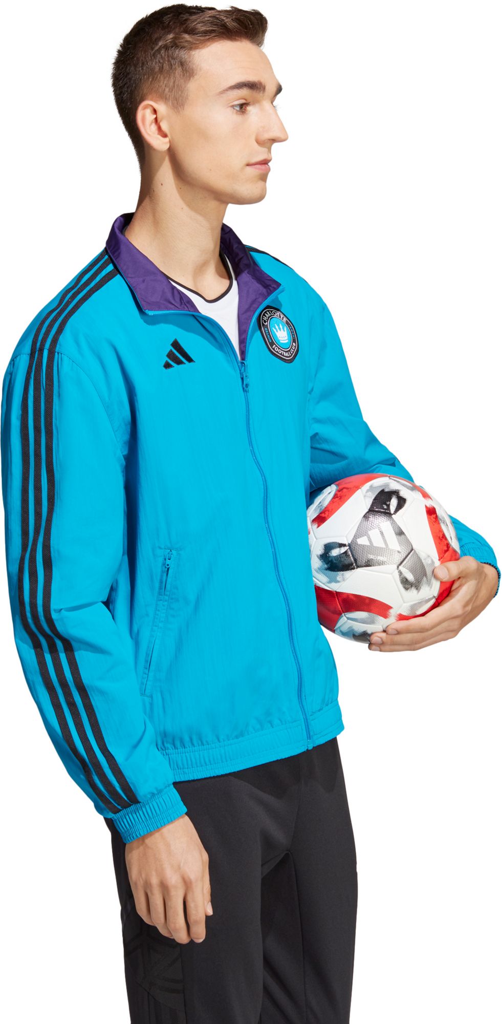 adidas Charlotte FC '23 Blue Reversible Jacket