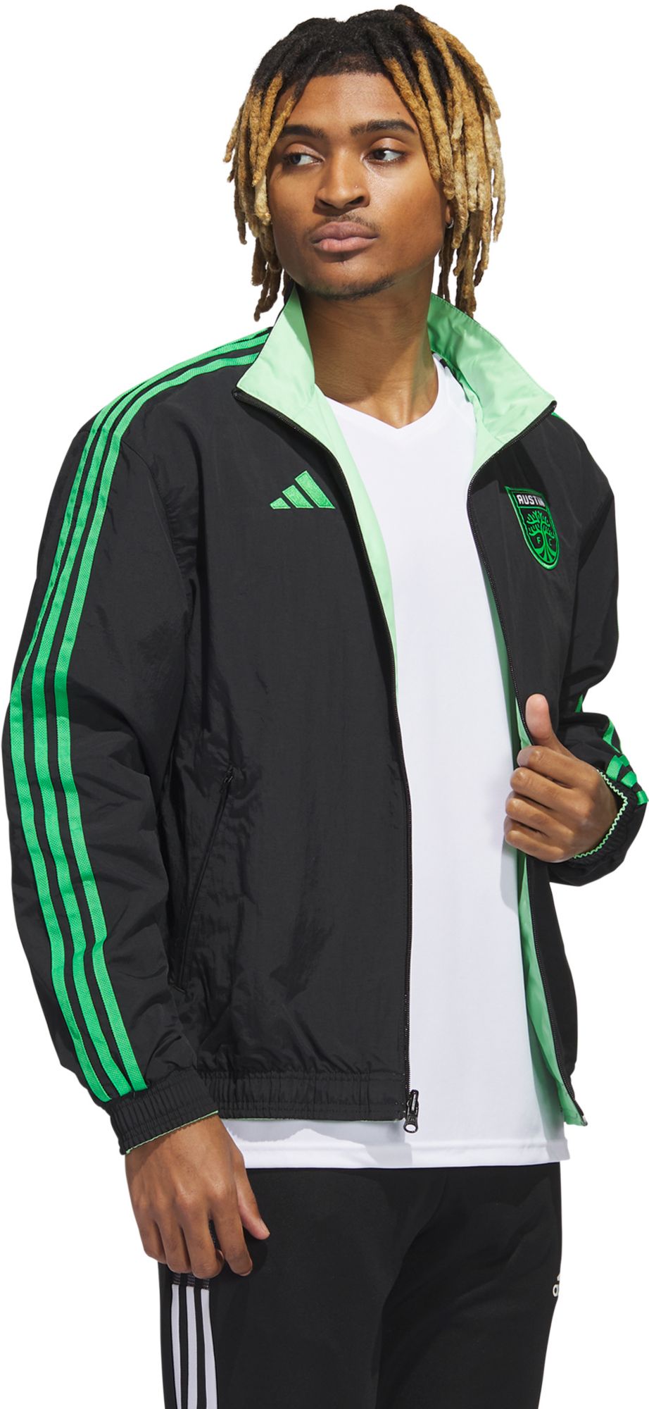 adidas Austin FC '23 Black Reversible Jacket