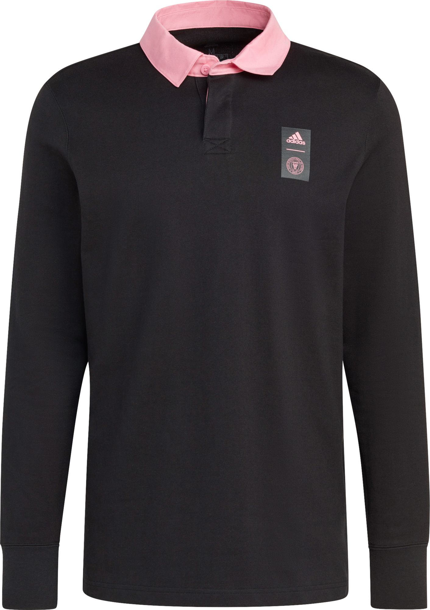 adidas Inter Miami CF '23 Black Travel Polo product image