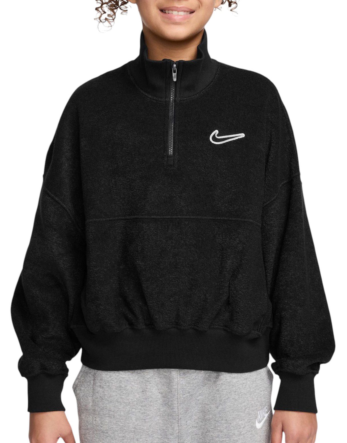 Nike Girls' Sportswear Long Sleeve Fleece Top product image