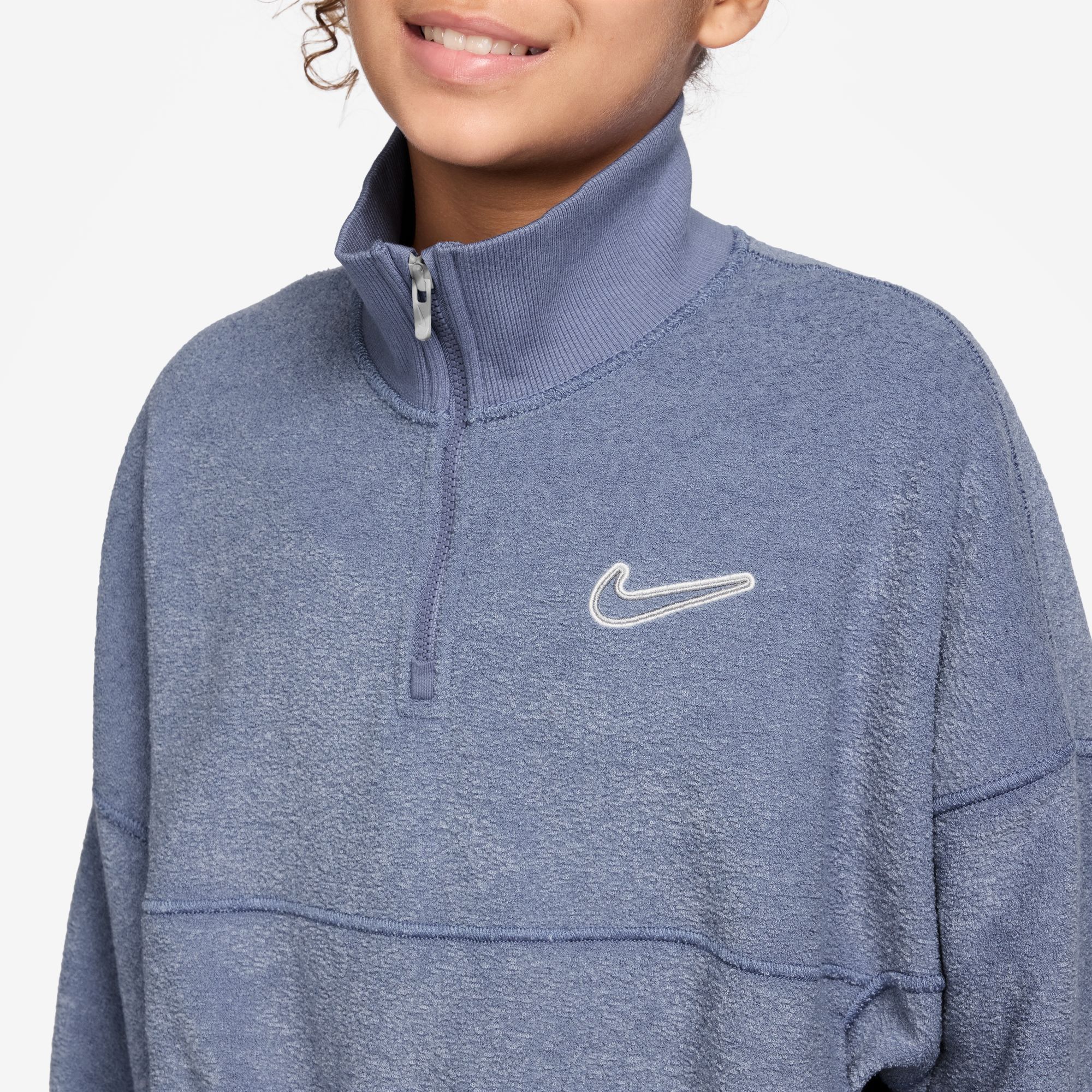 Nike Girls' Sportswear Long Sleeve Fleece Top product image