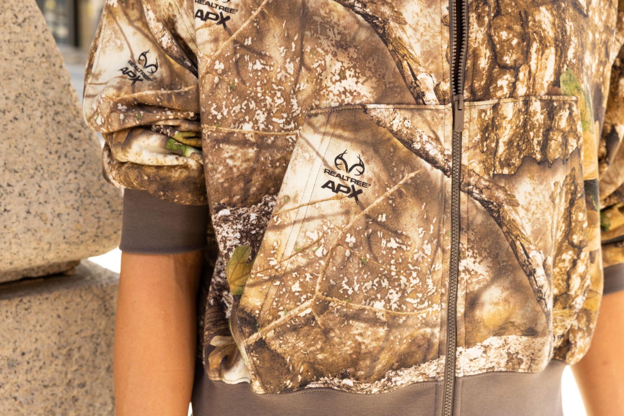 Jordan Women's Brooklyn Fleece Realtree Mod Crop Full-Zip Hoodie product image